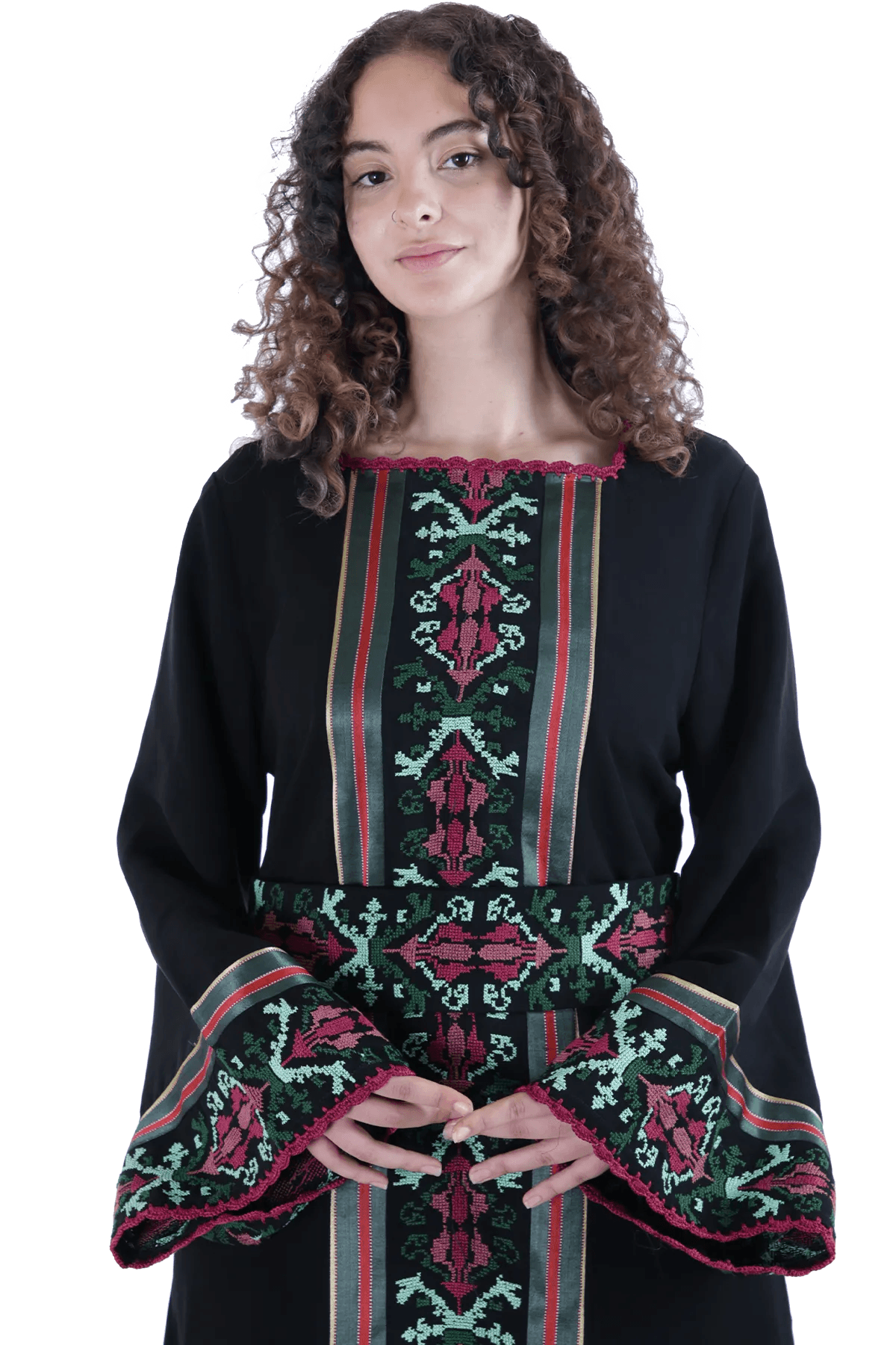 Hand embroidered Thoub