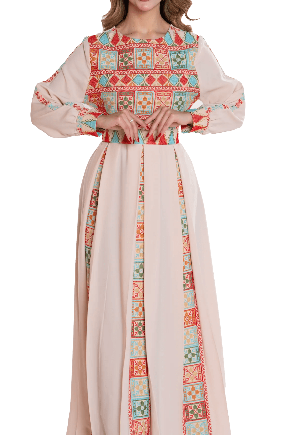 Machine-stitched Thoub