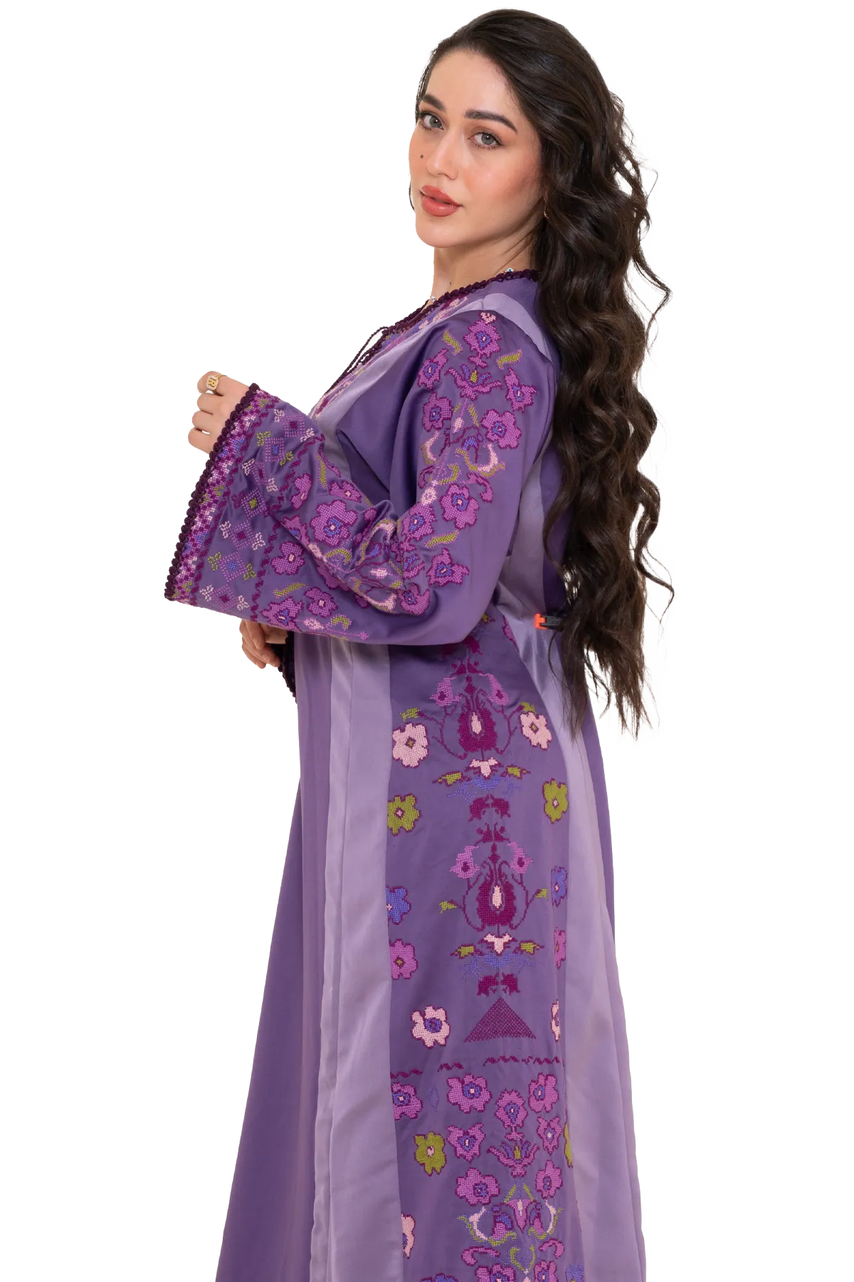 Hand-stitched Thoub