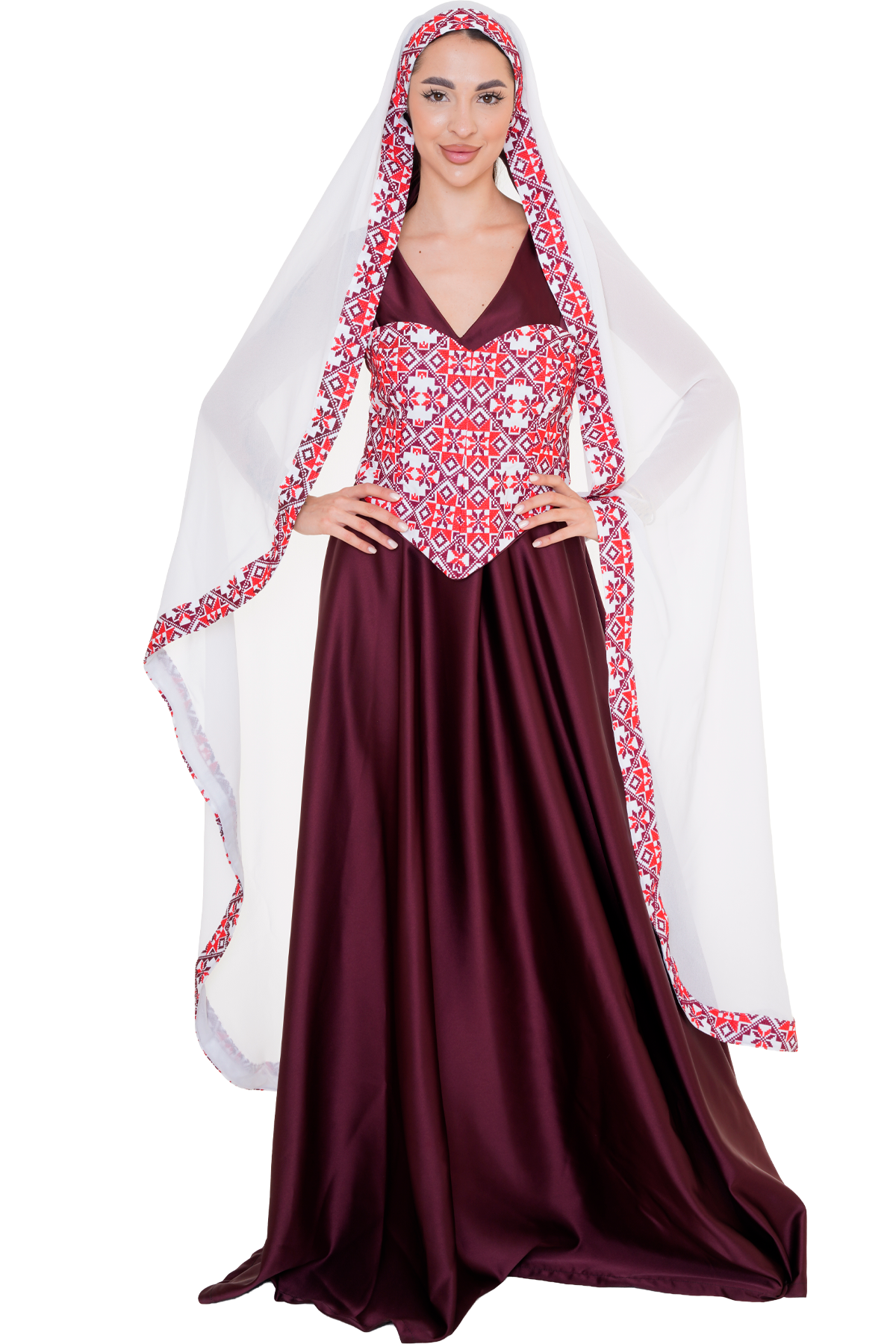Bridal Embroidered dress