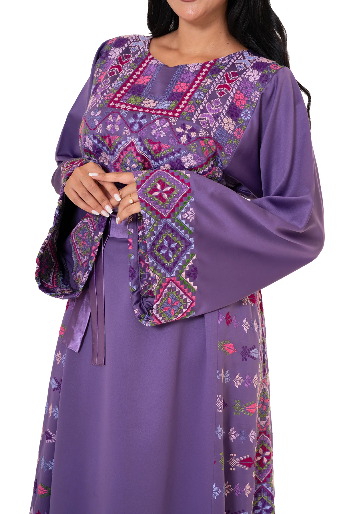 Hand-stitched Thoub