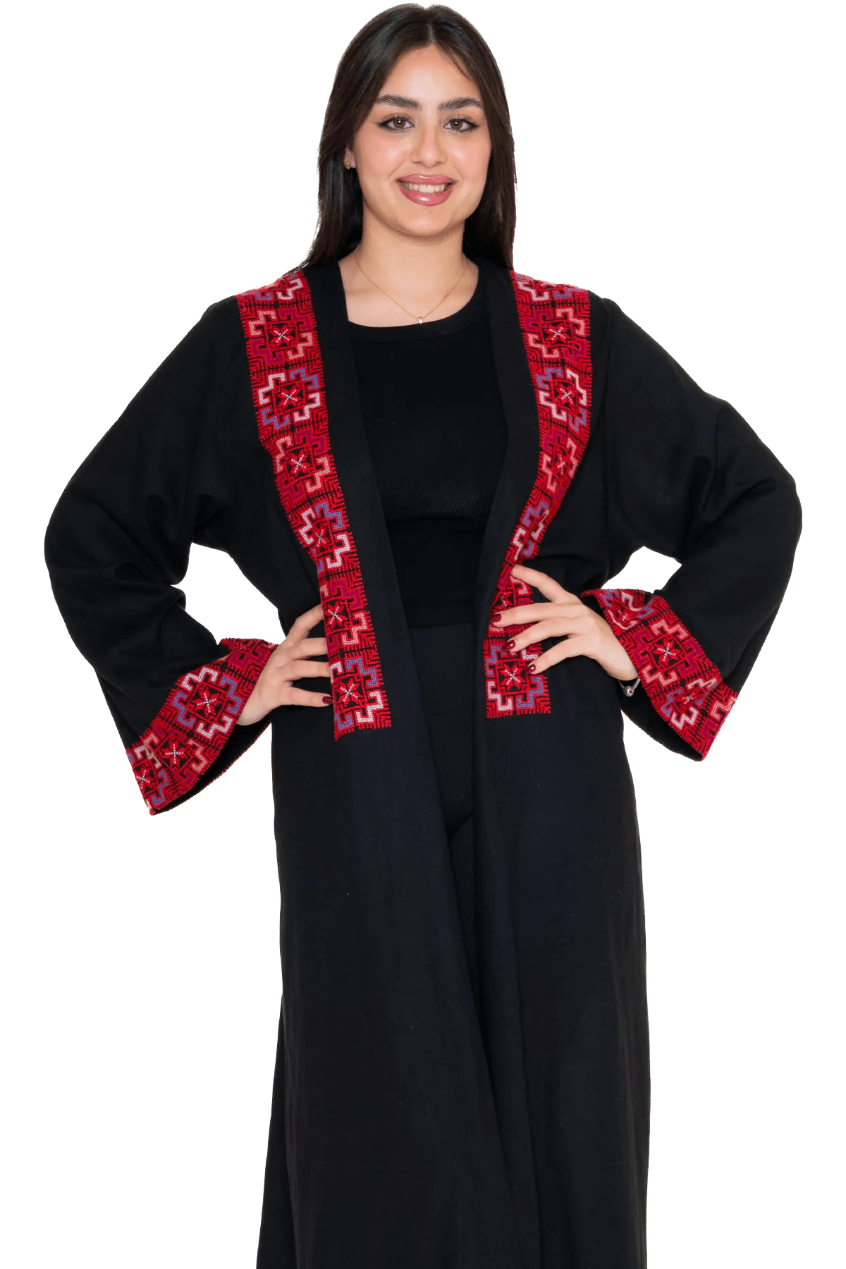 Hand embroidered Bisht