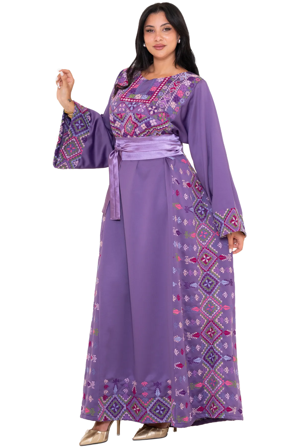 Hand-stitched Thoub
