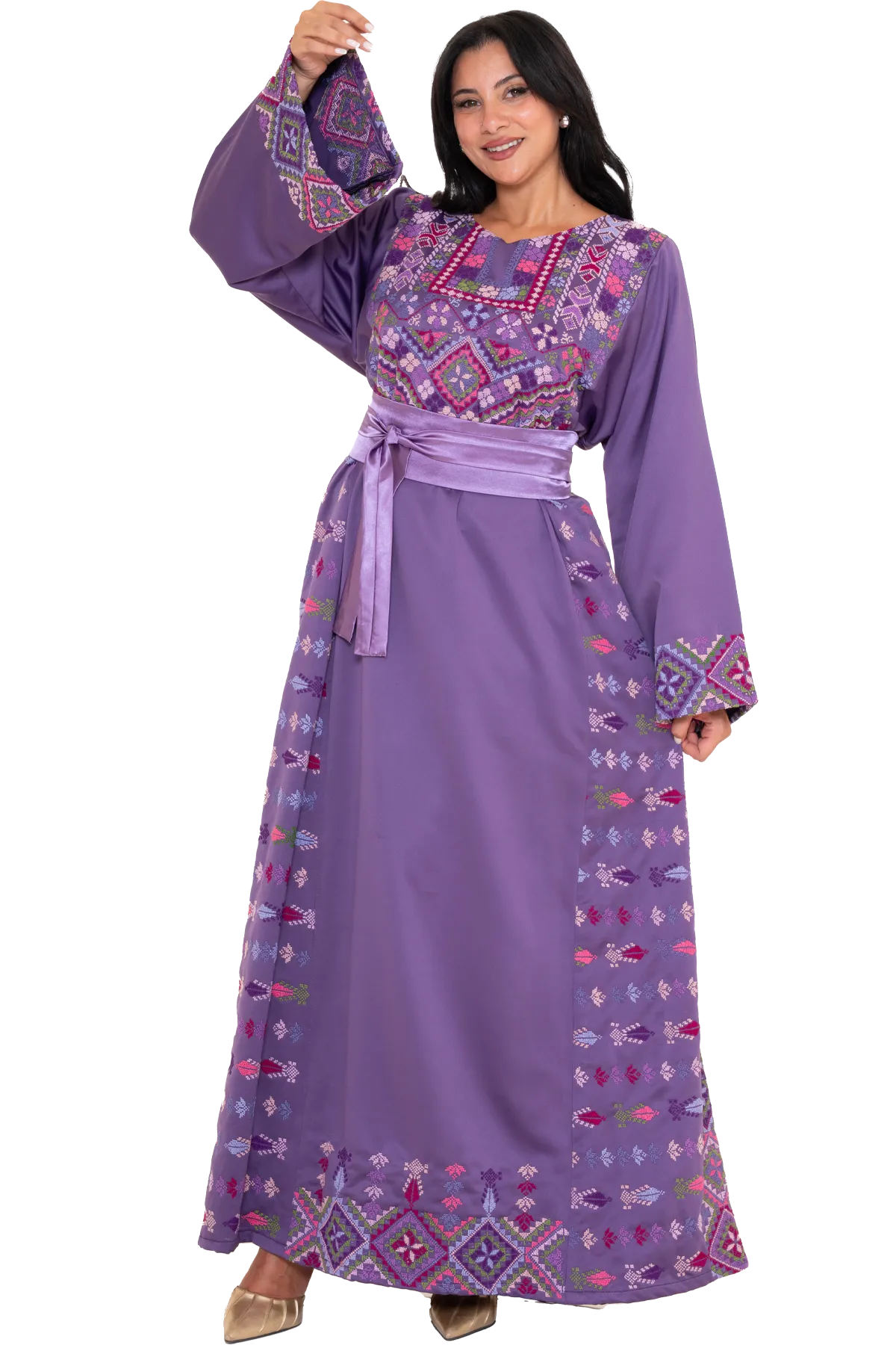 Hand-stitched Thoub