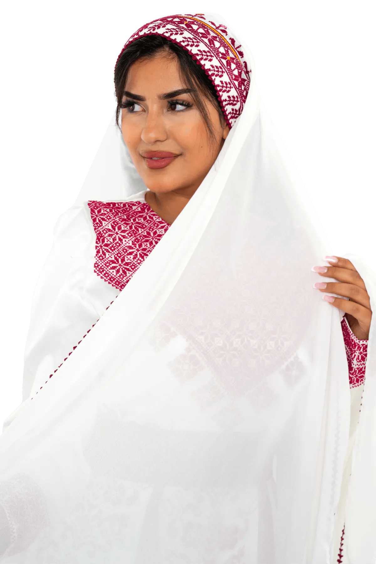 Head Hand-Stitched shawl
