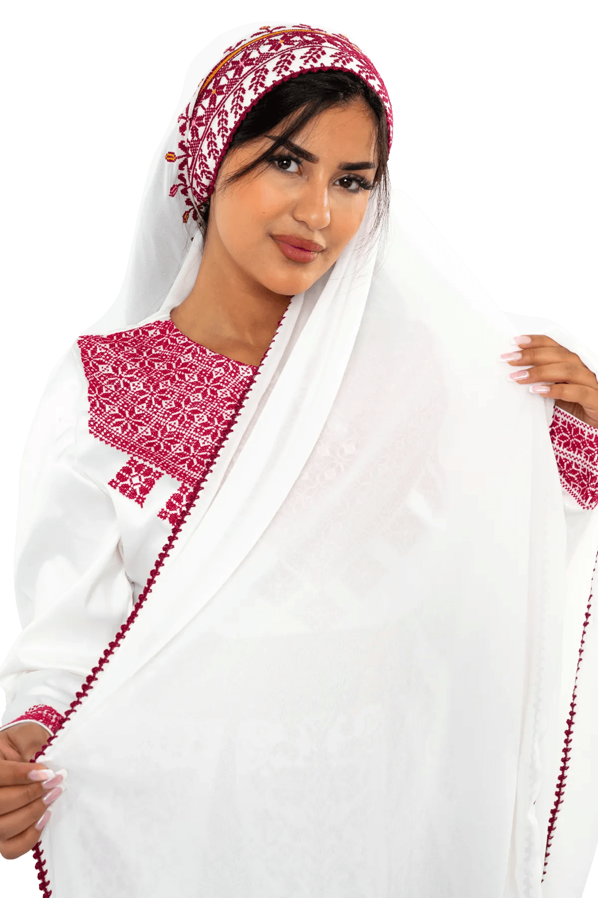 Head Hand-Stitched shawl