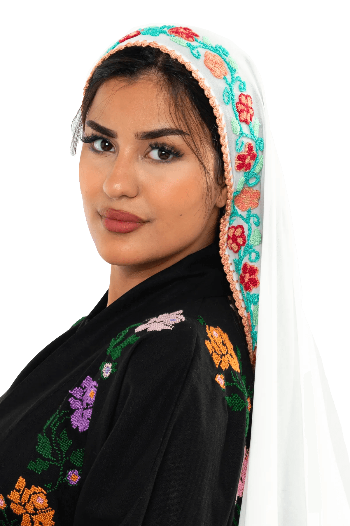 Head Hand-Stitched shawl