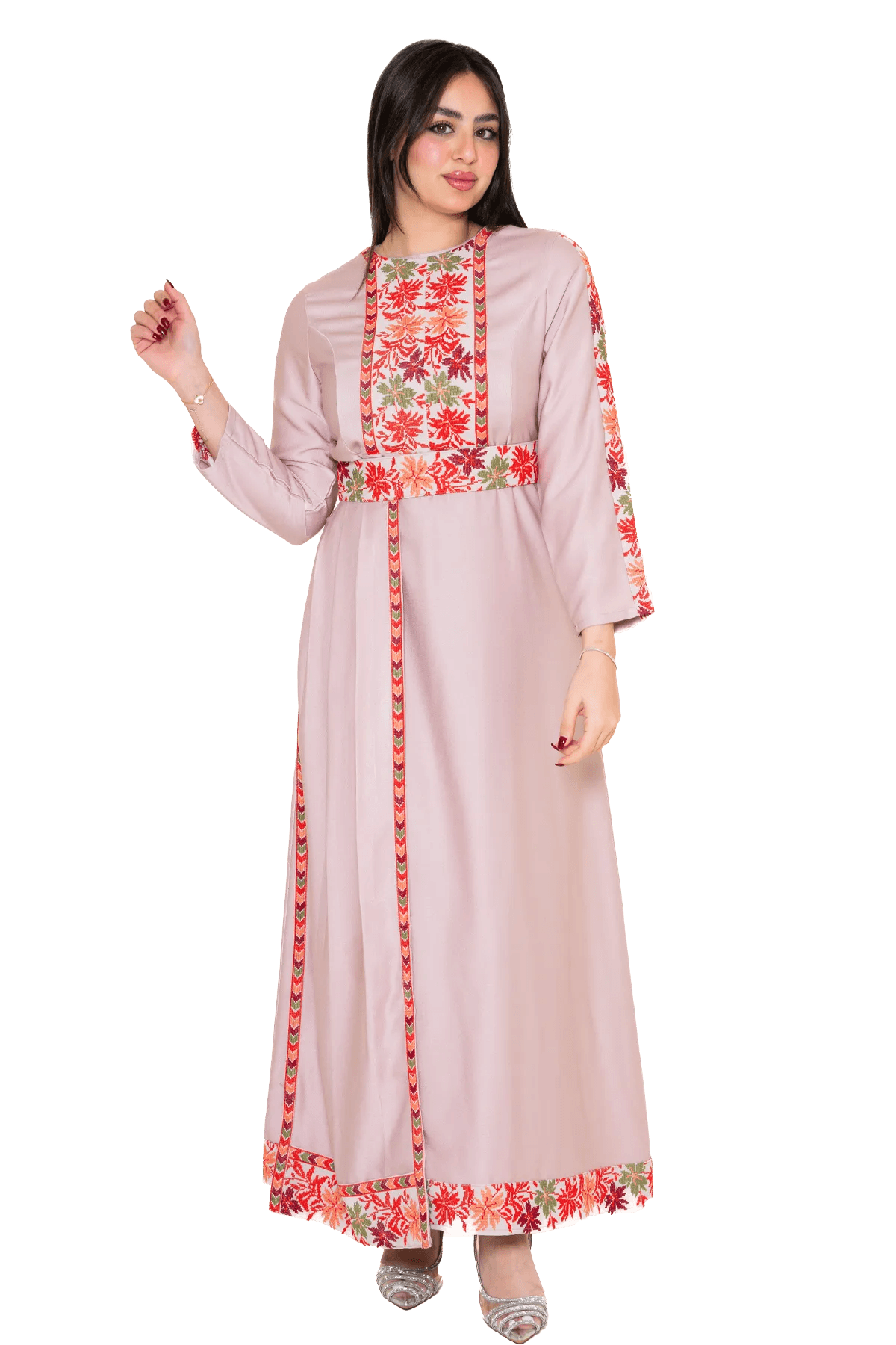 Machine stitched Thoub (2pcs)