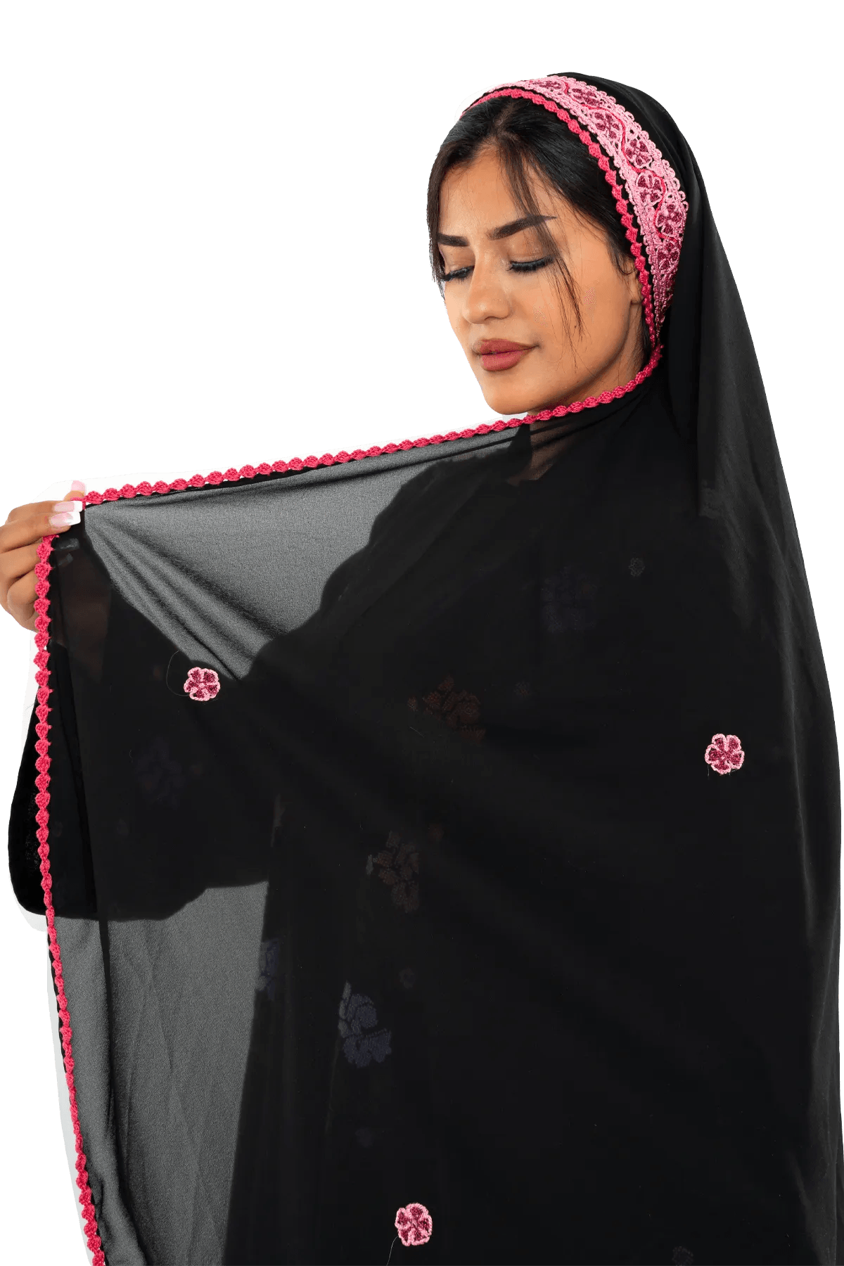 Head Hand-Stitched shawl