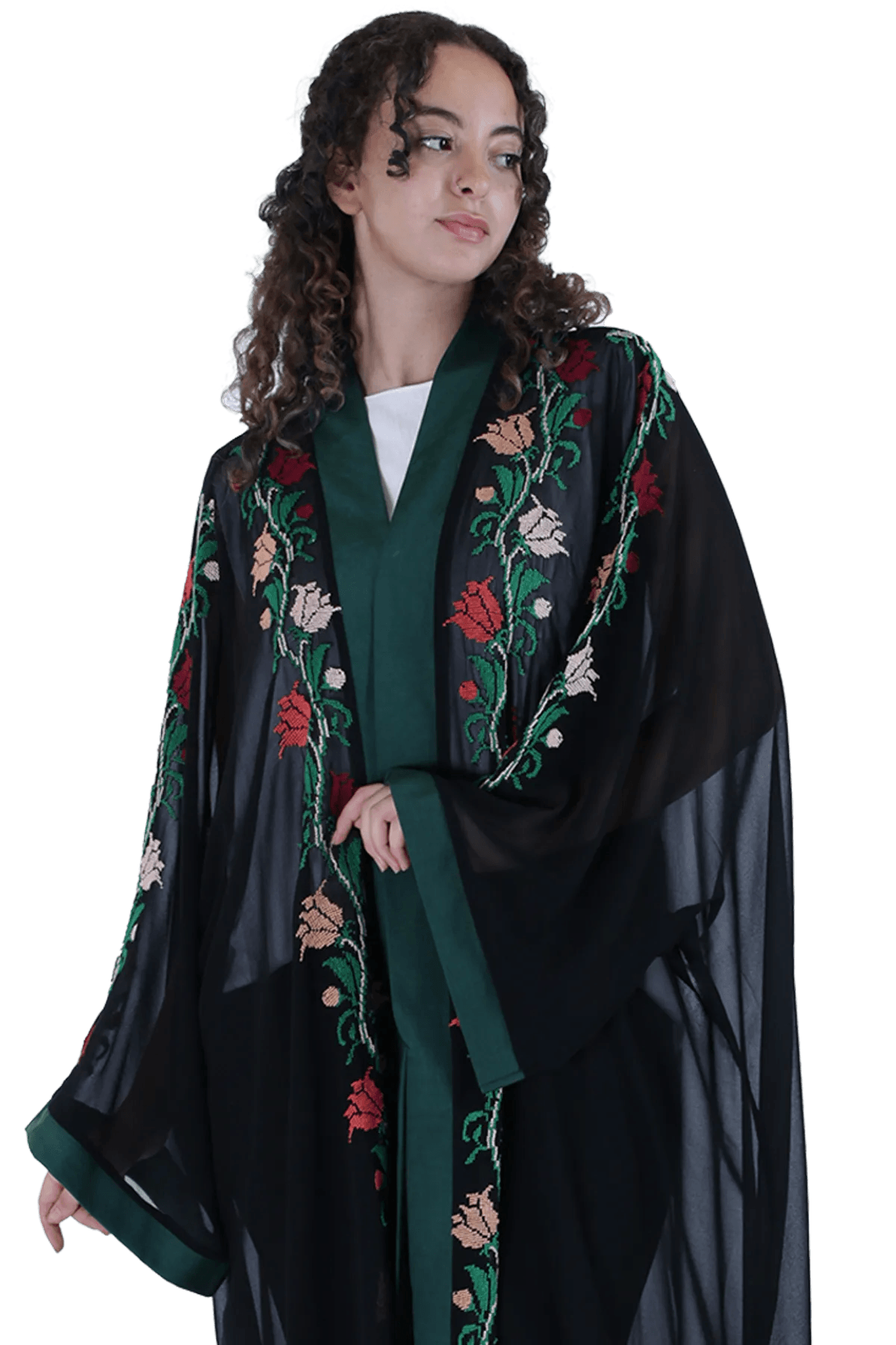 Hand-stitched bisht
