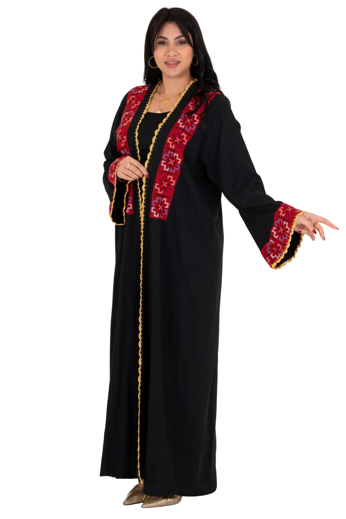 Hand embroidered Bisht