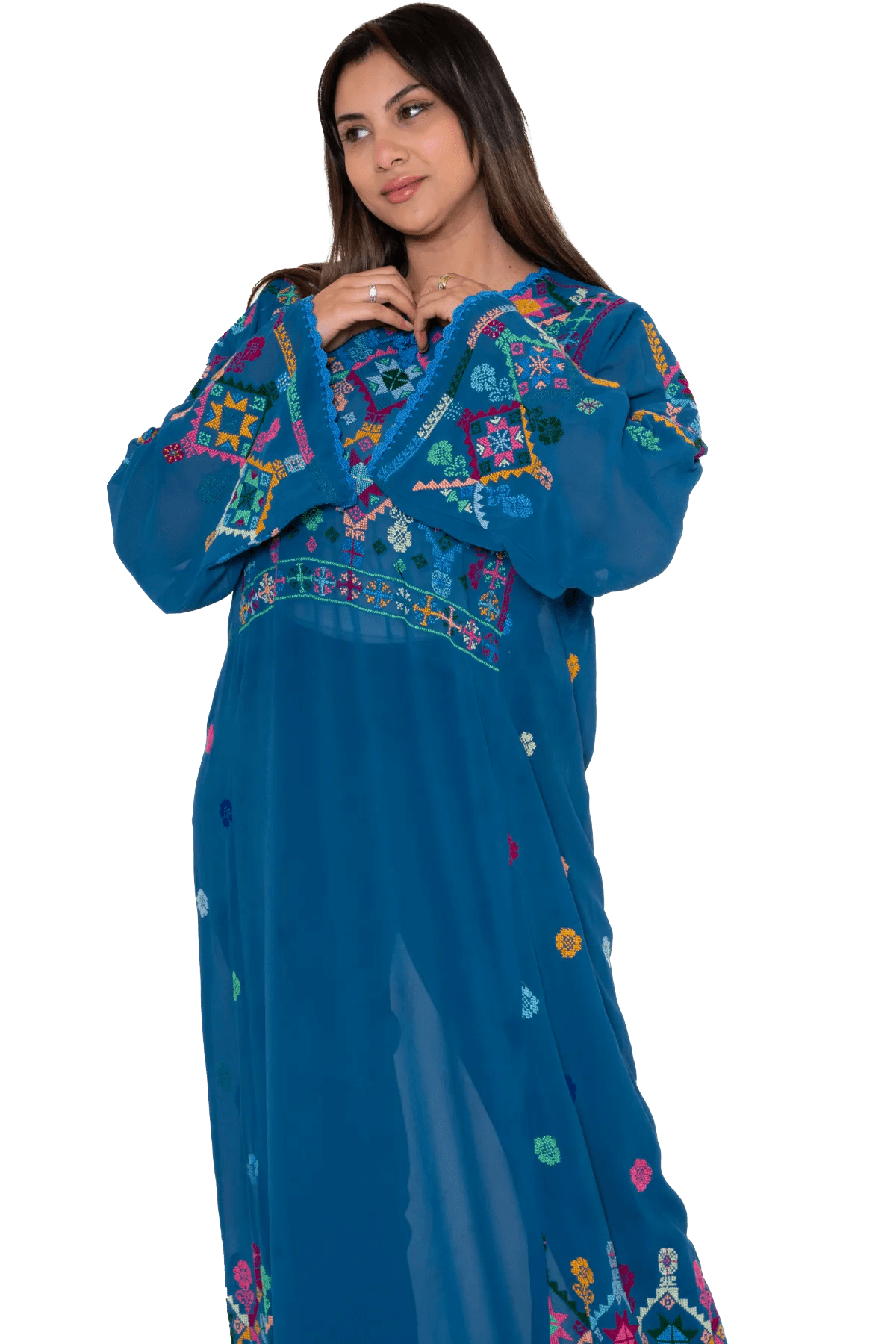 Fallahi Hand-stitched Chiffon