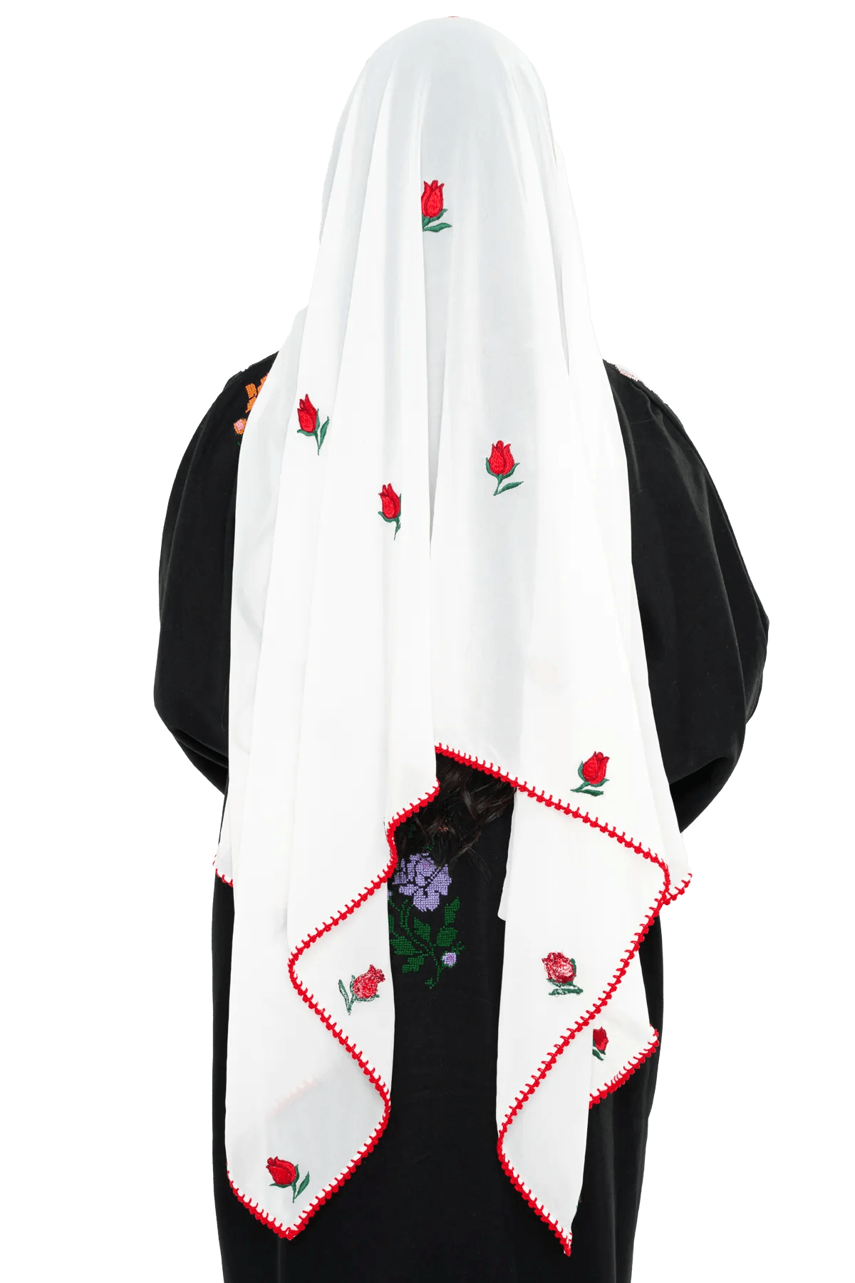 Head Hand-Stitched shawl