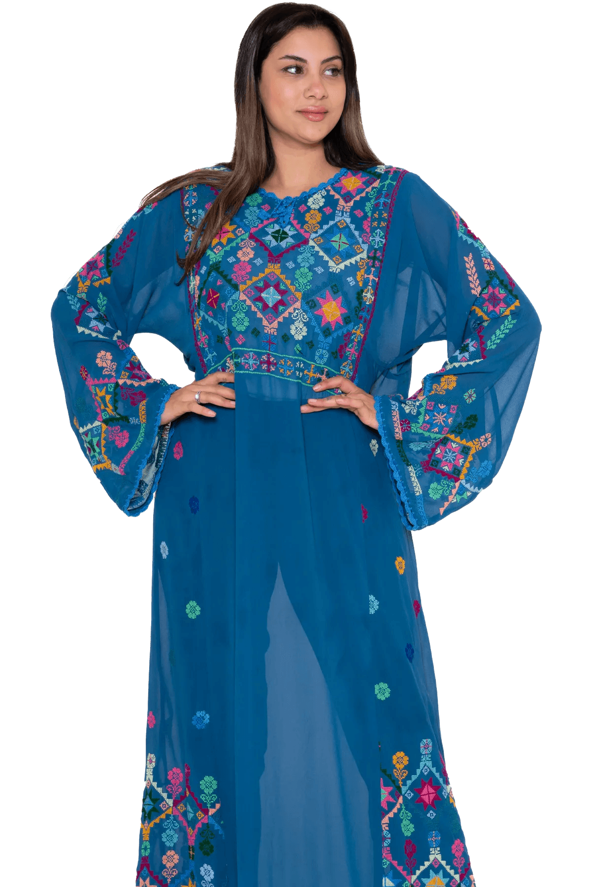 Fallahi Hand-stitched Chiffon