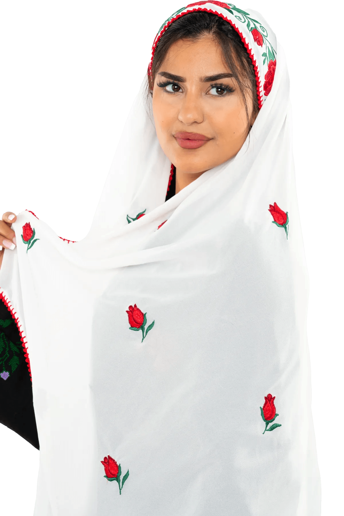 Head Hand-Stitched shawl