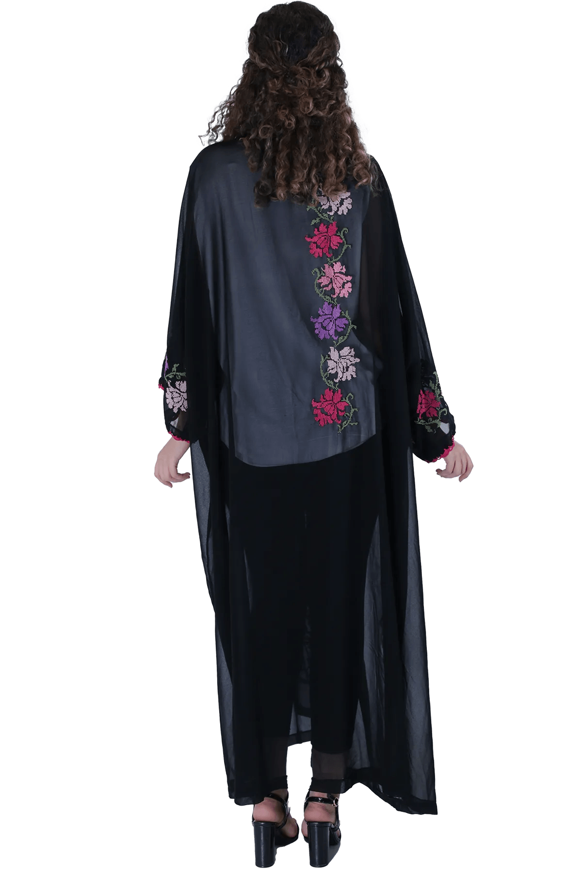 Hand-embroidered bisht