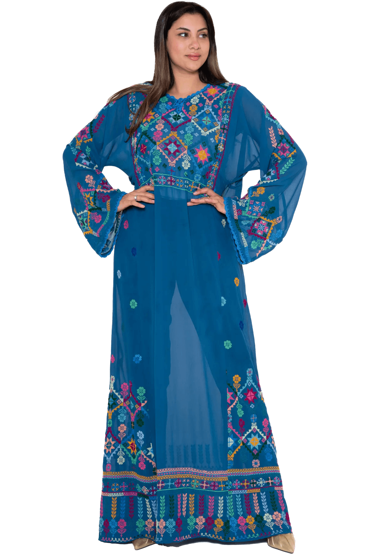 Fallahi Hand-stitched Chiffon