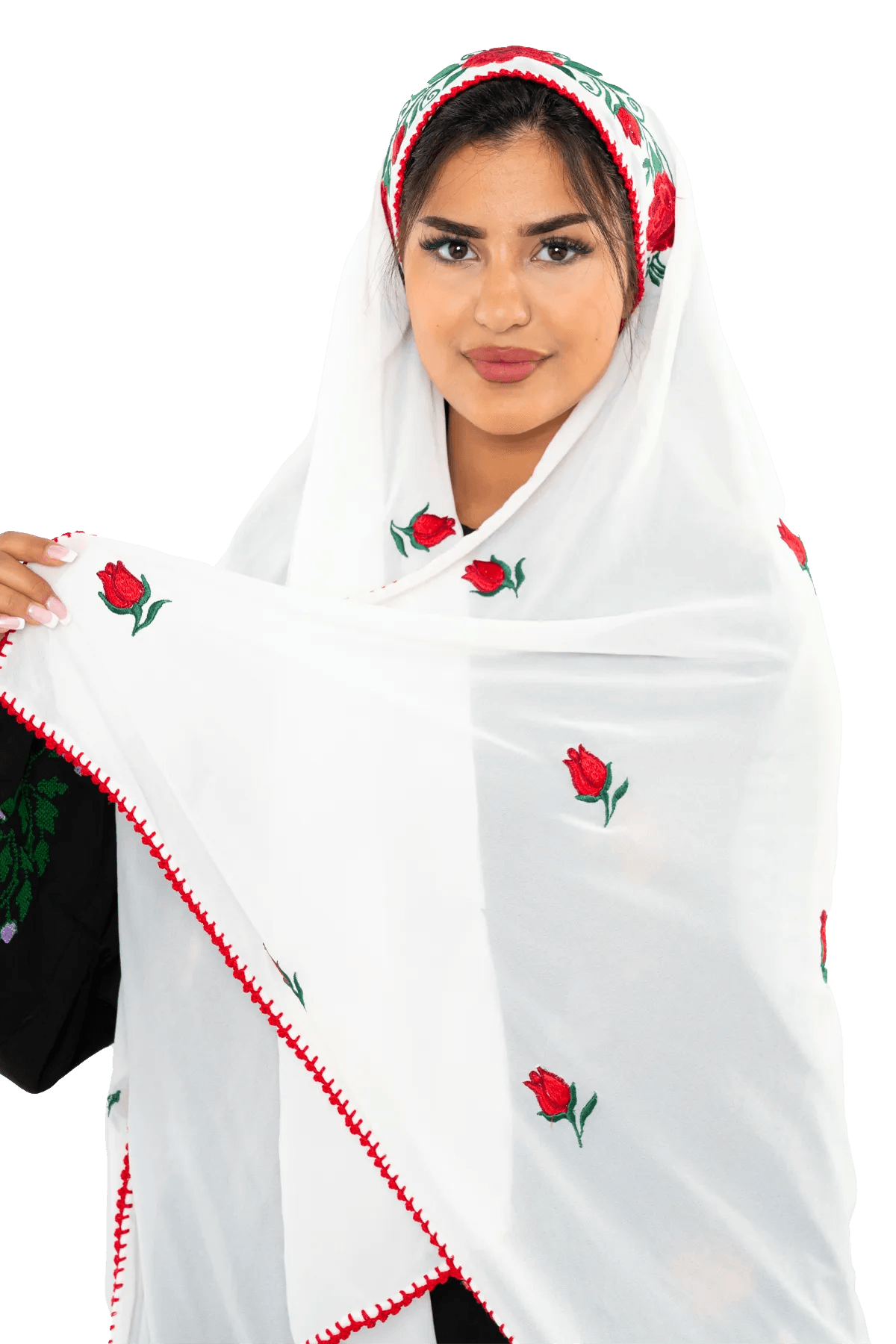 Head Hand-Stitched shawl