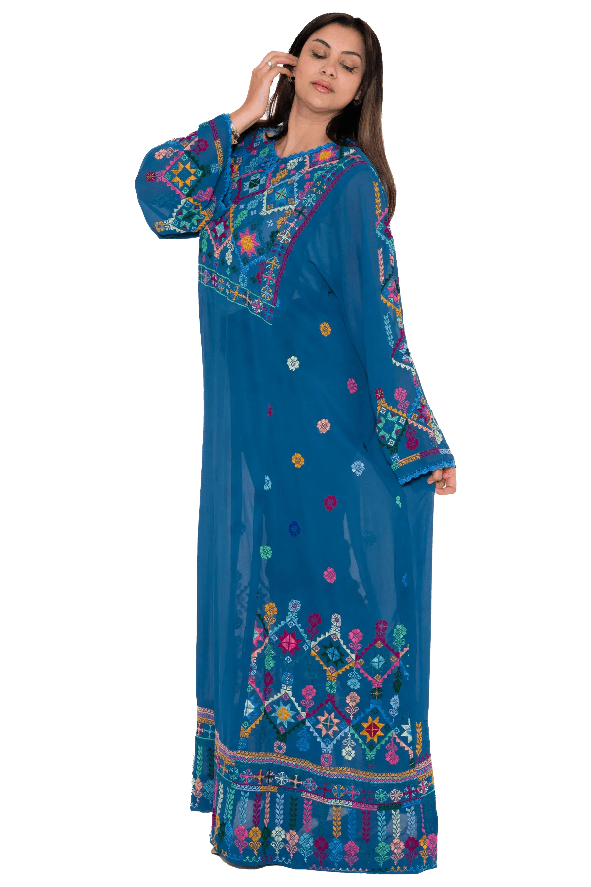 Fallahi Hand-stitched Chiffon