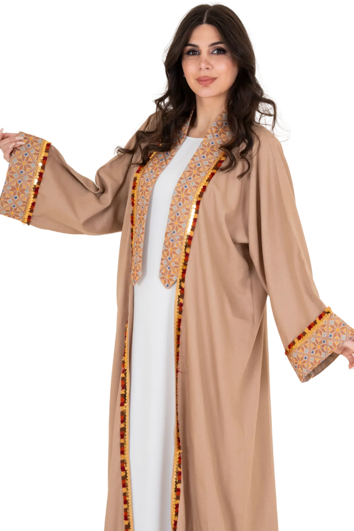 Machine stitched Bisht