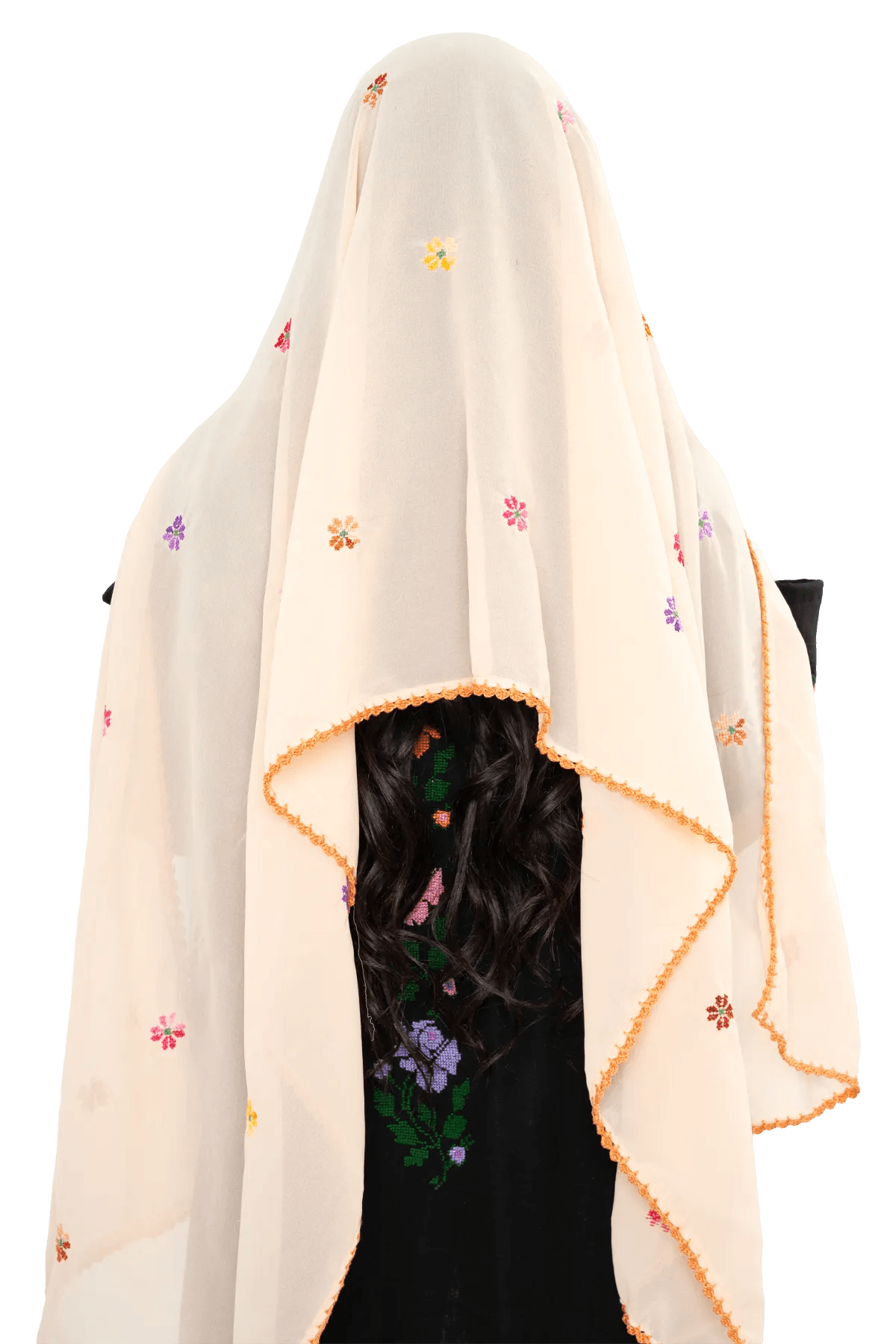 Head Hand-Stitched shawl