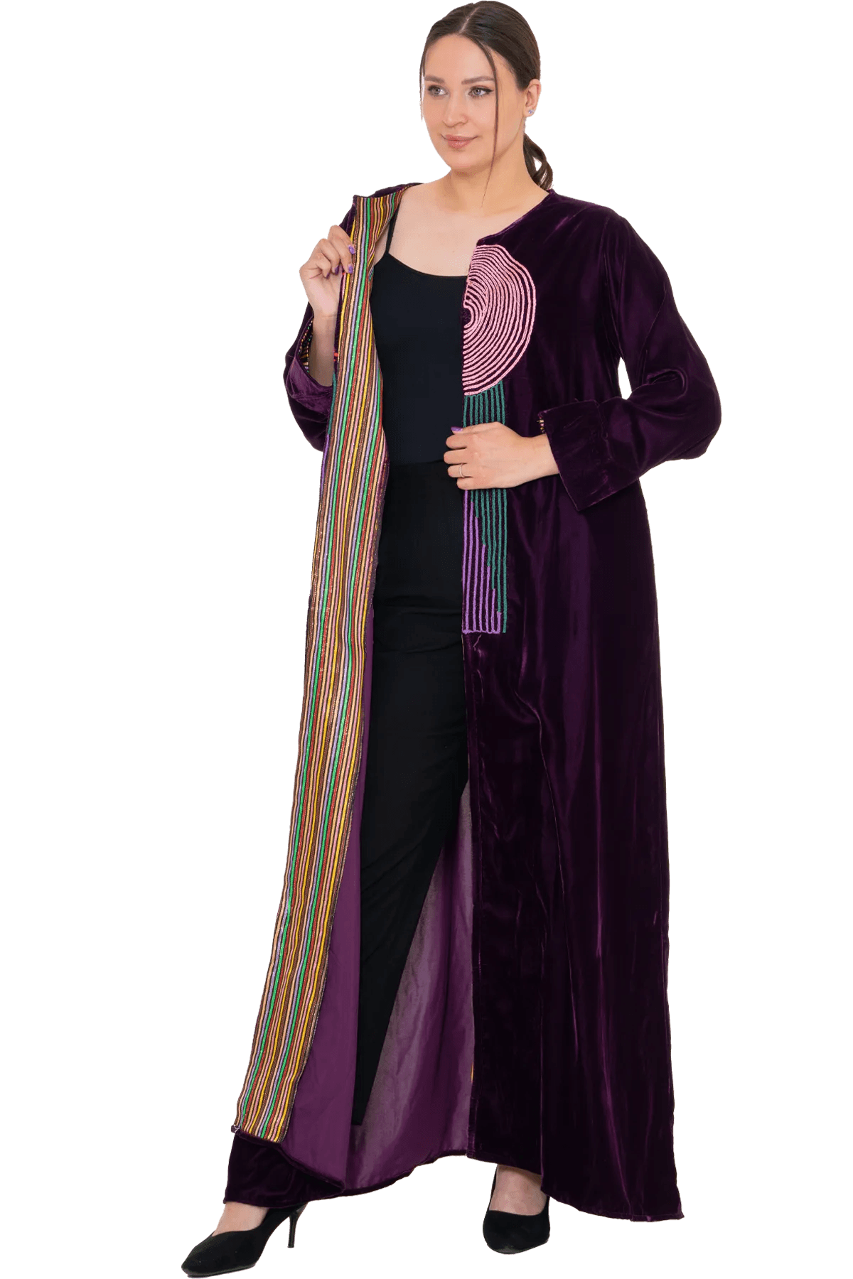 Tara velvet Bisht