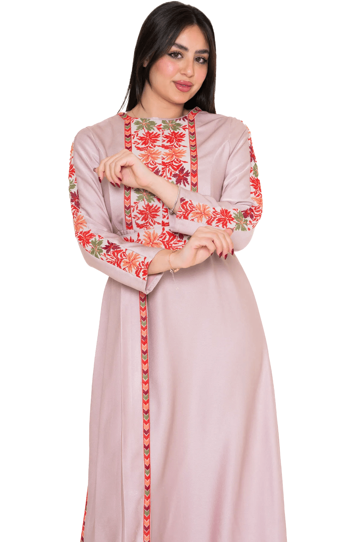 Machine stitched Thoub (2pcs)