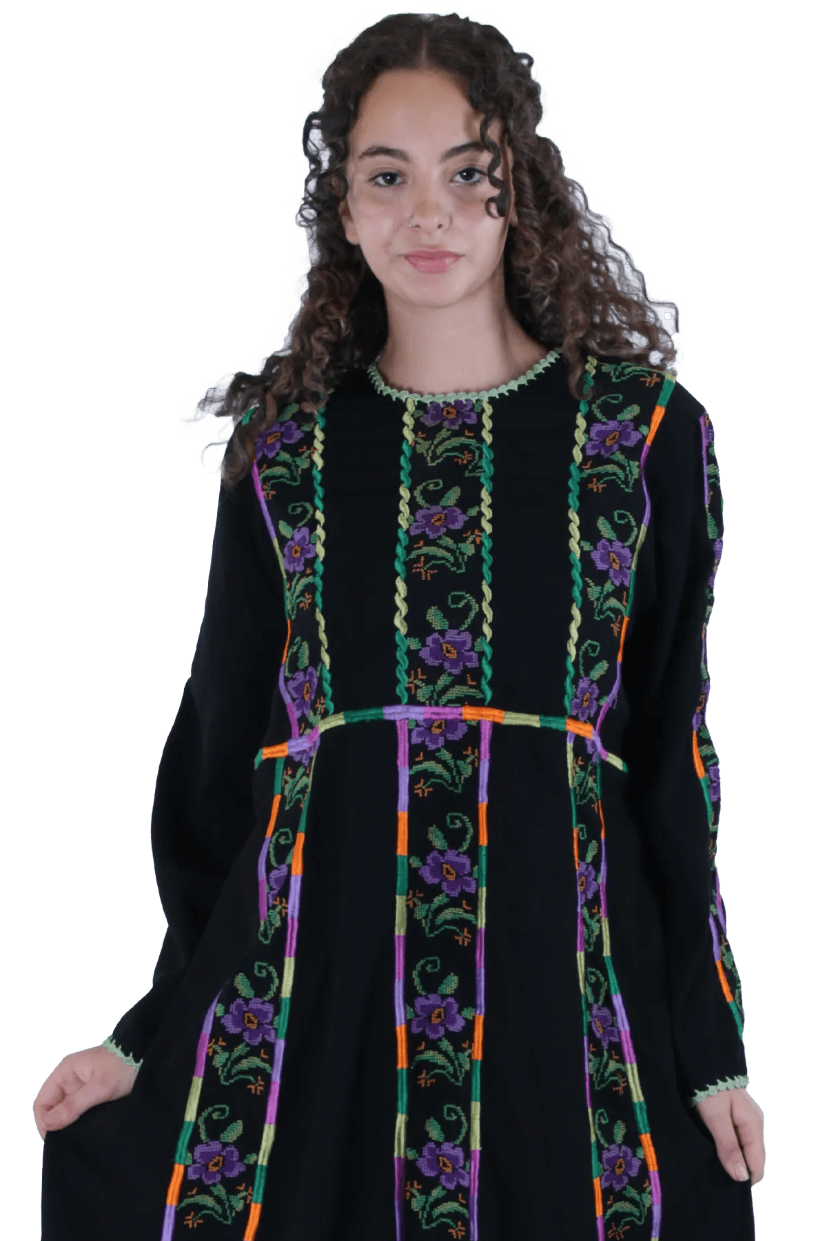 Hand-stitched Thoub
