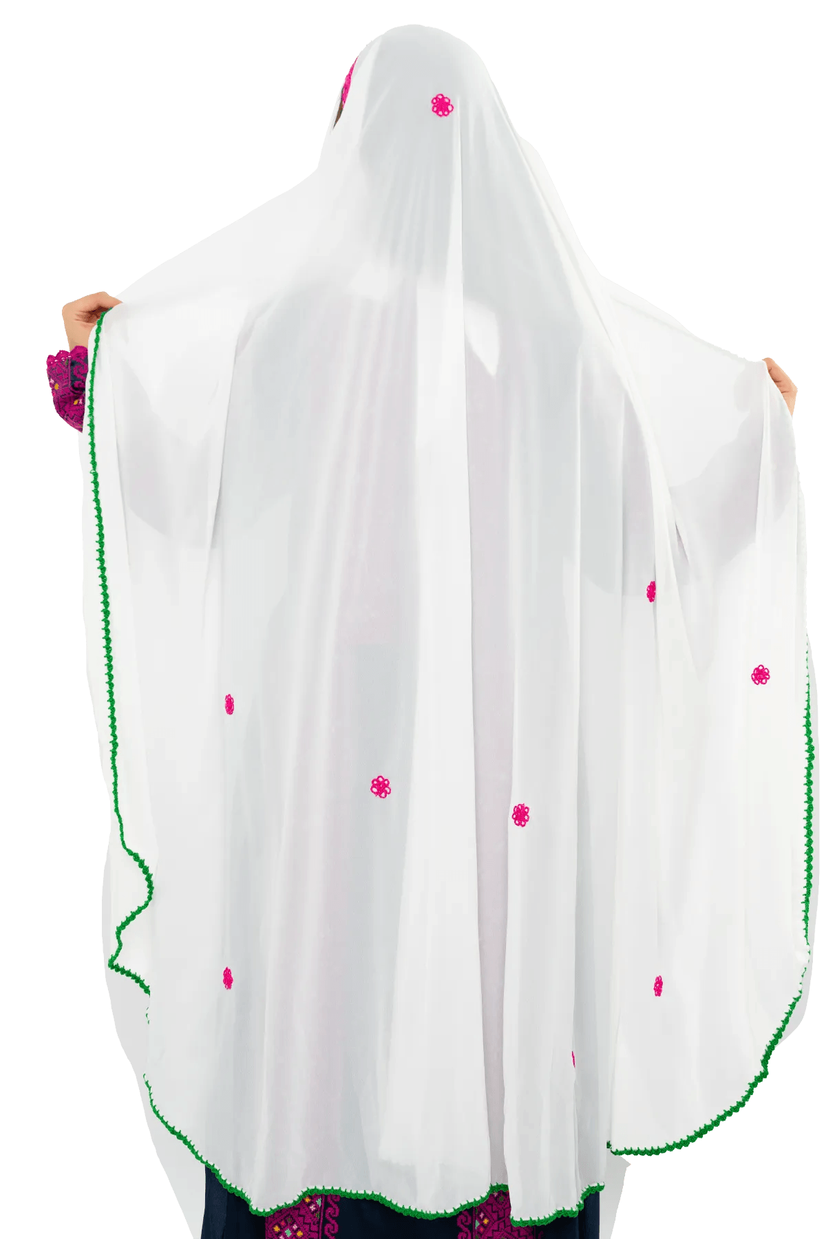 Head Hand-Stitched shawl