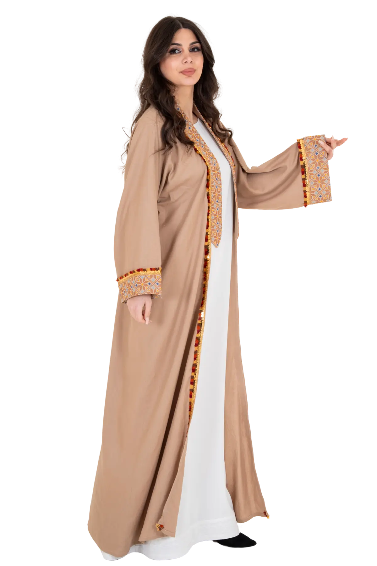 Machine stitched Bisht