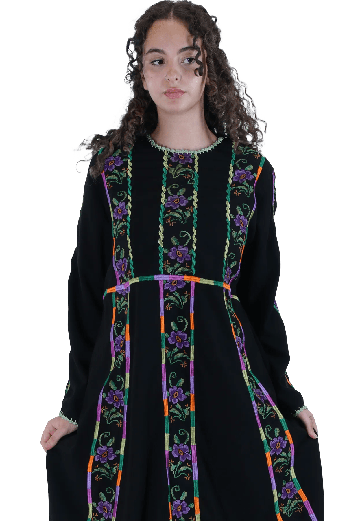 Hand-stitched Thoub