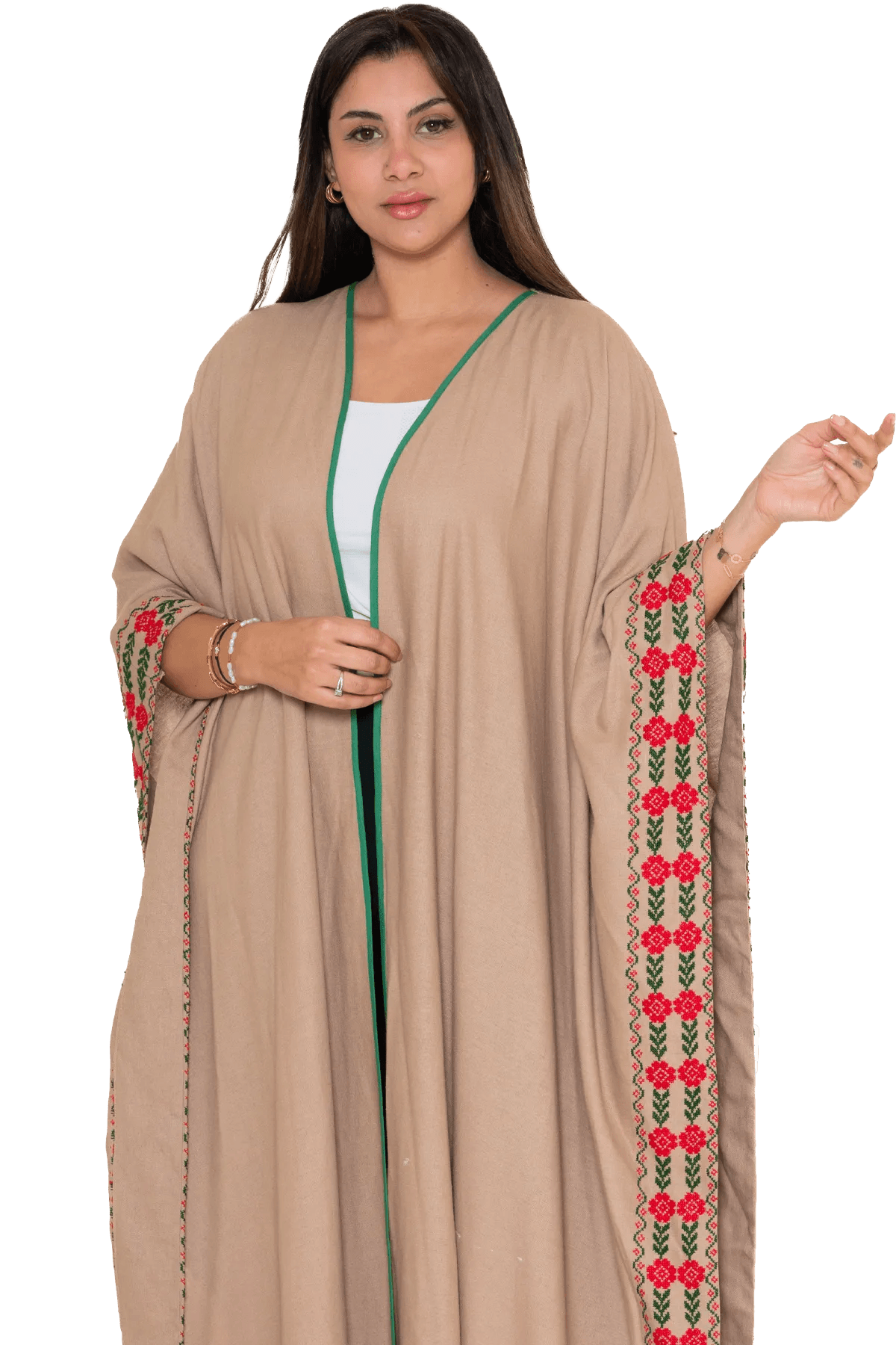 Hand-Embroidered Bisht