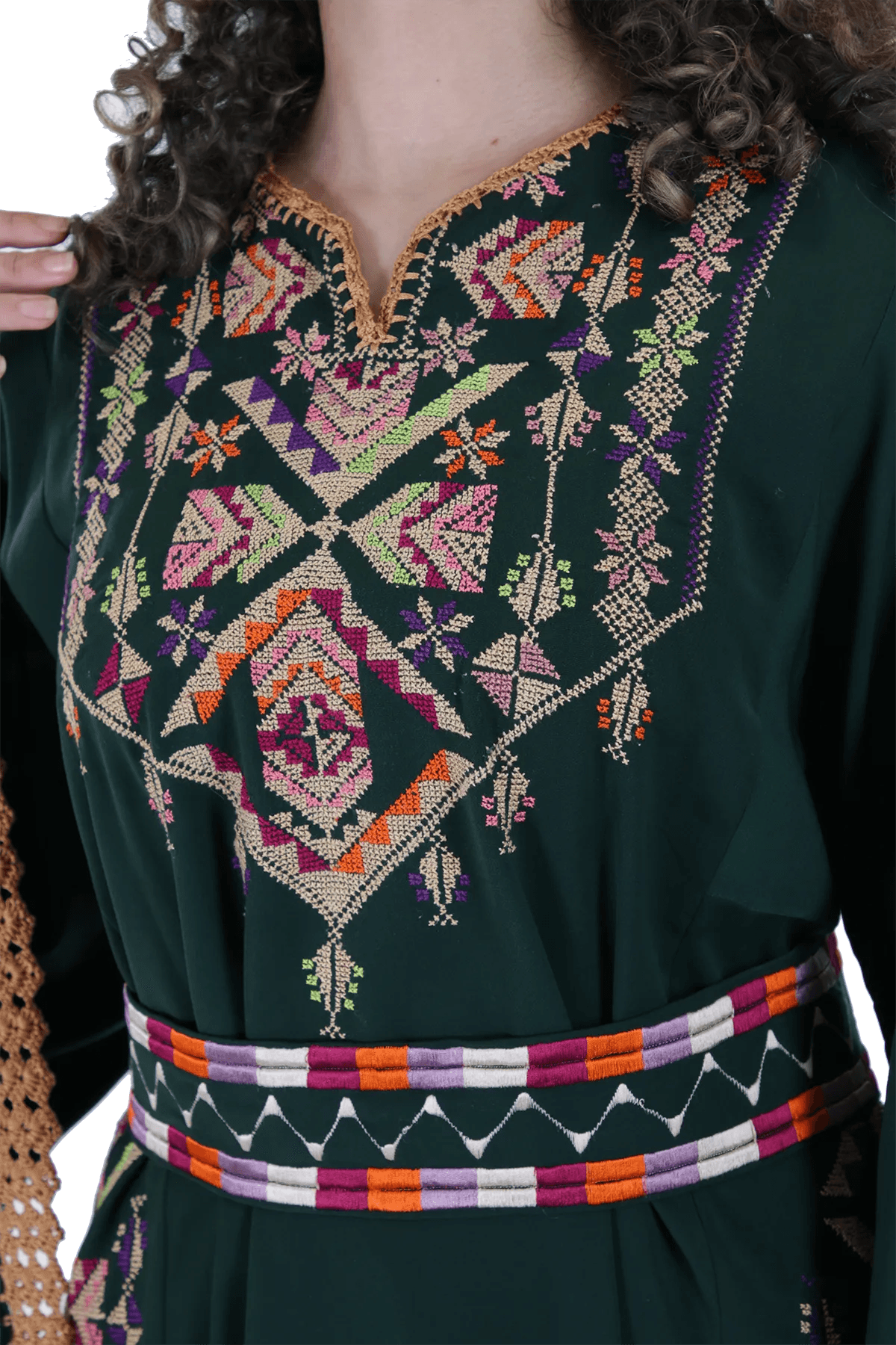 Greenly Hand-stitched Thoub