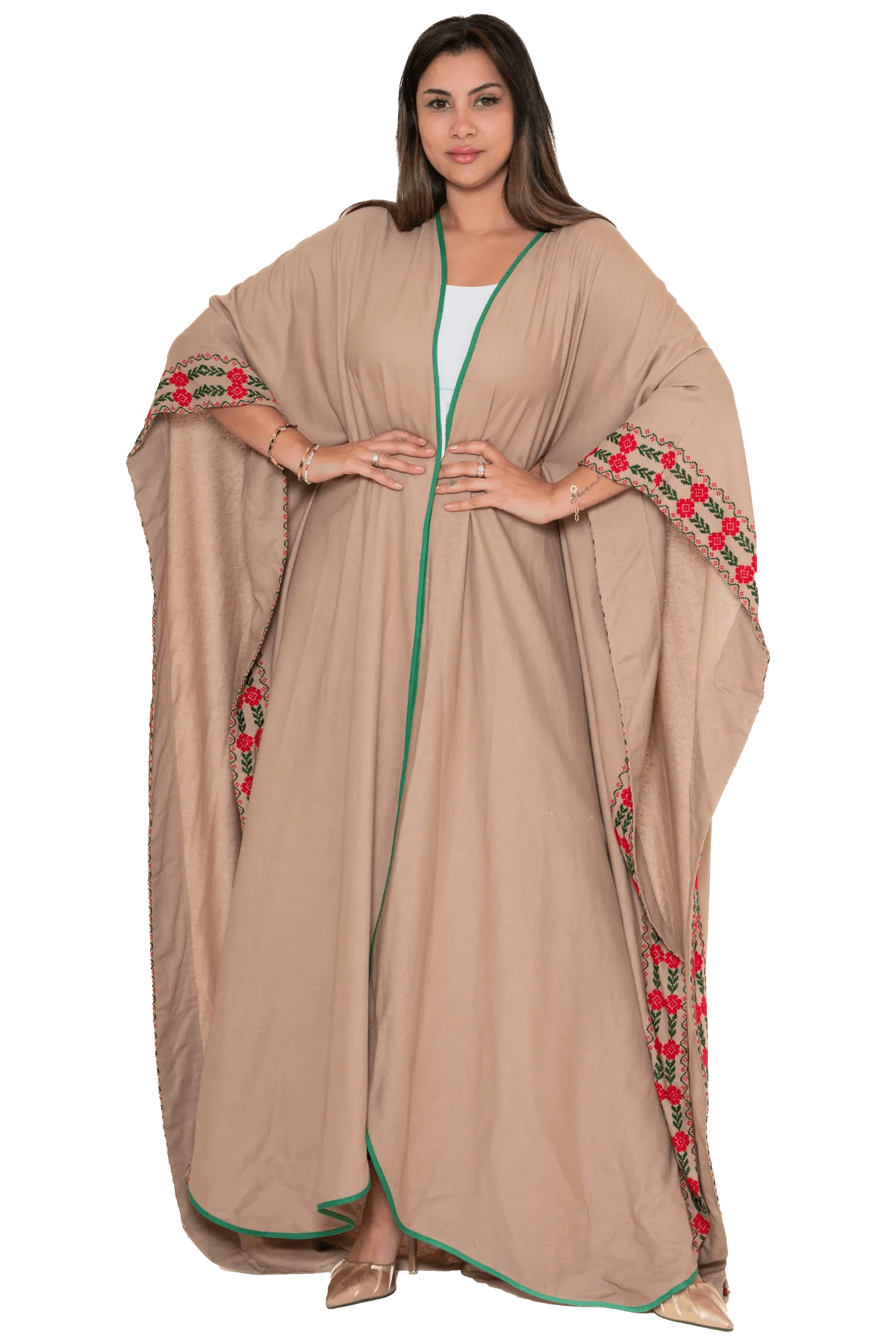 Hand-Embroidered Bisht