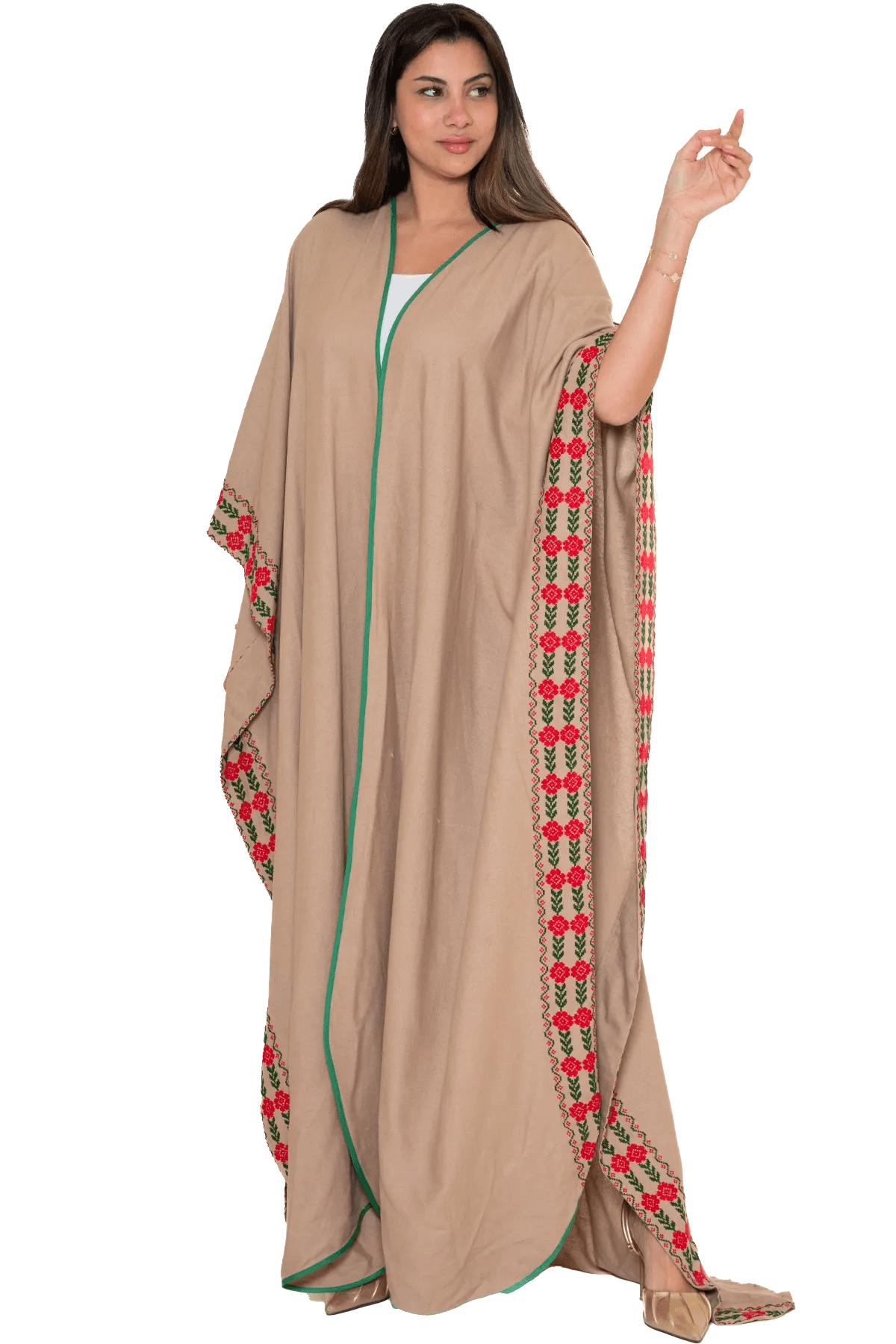 Hand-Embroidered Bisht