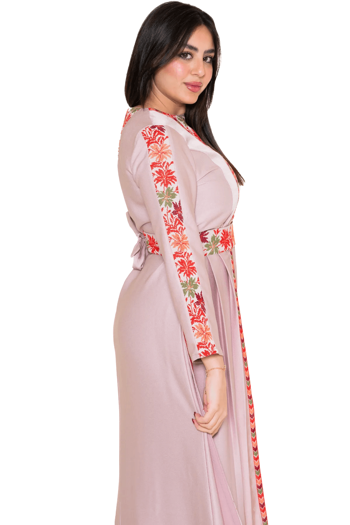 Machine stitched Thoub (2pcs)