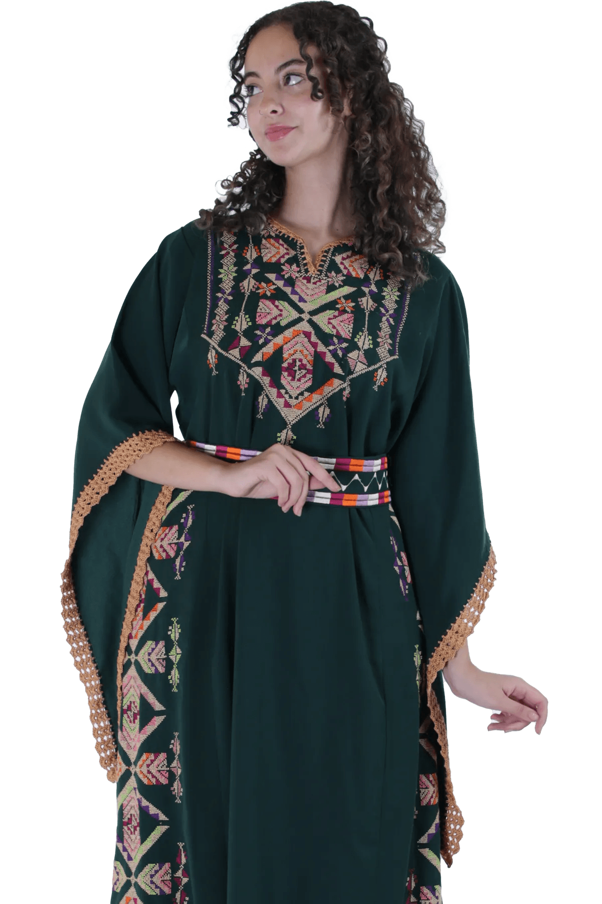 Greenly Hand-stitched Thoub