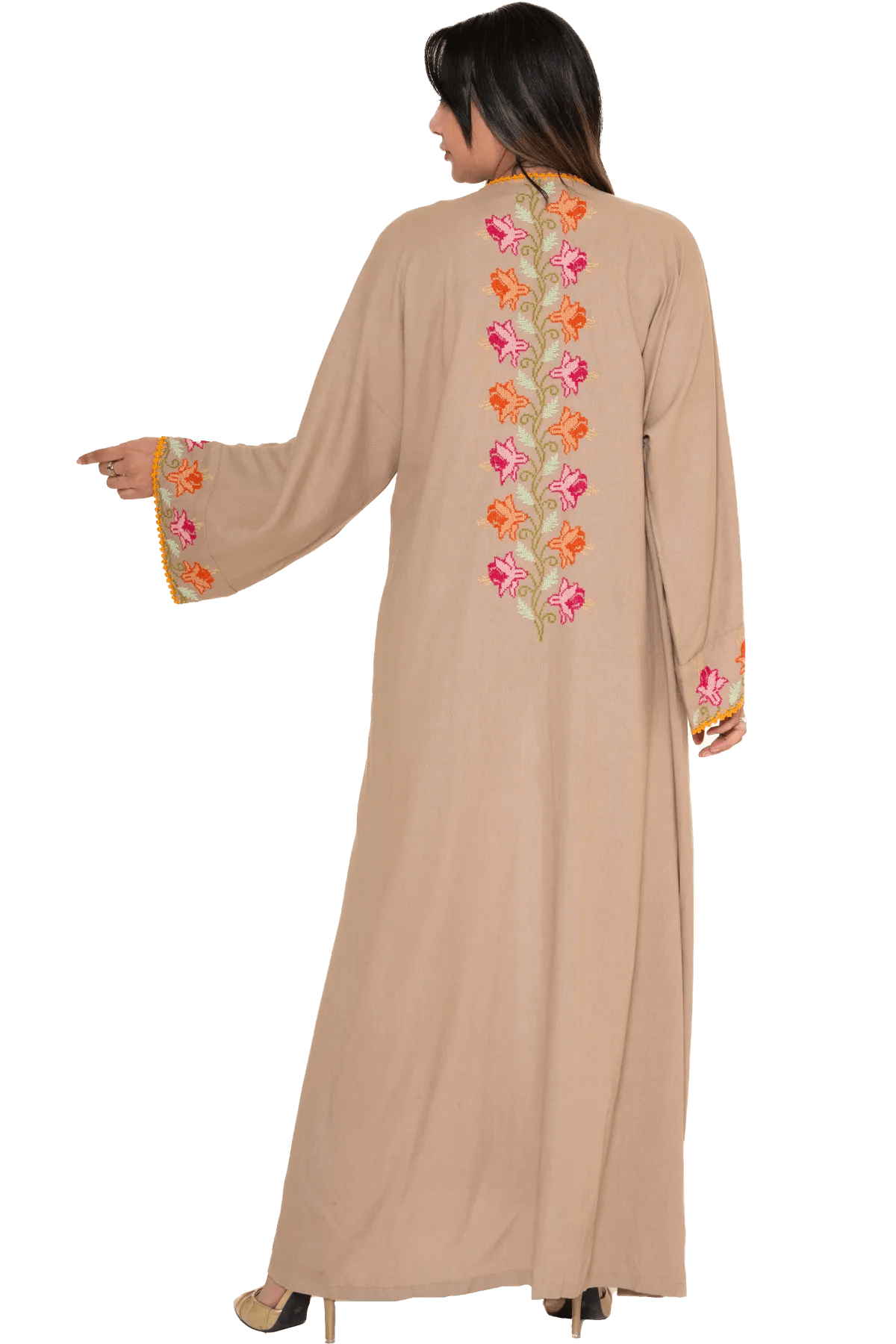 Hand-Embroidered Bisht