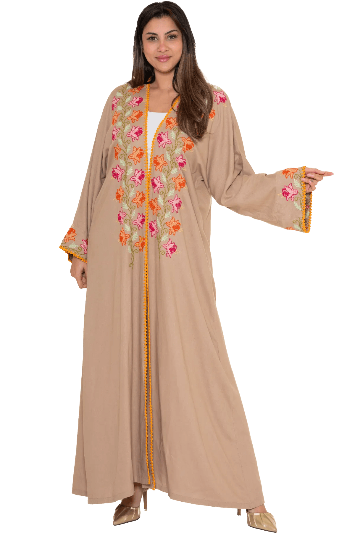 Hand-Embroidered Bisht