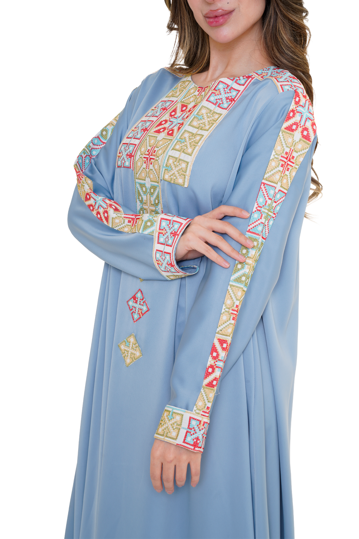 Machine stitched Abaya