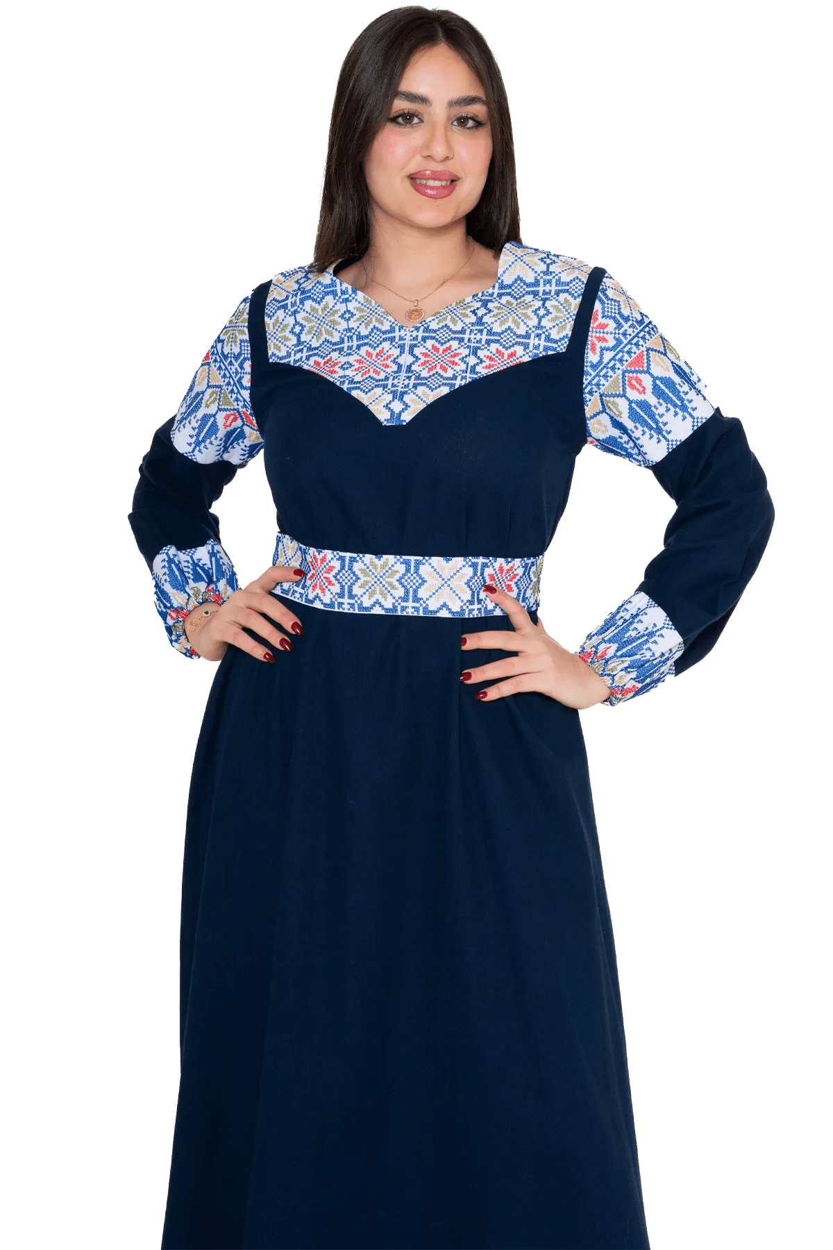 Machine stitched Abaya