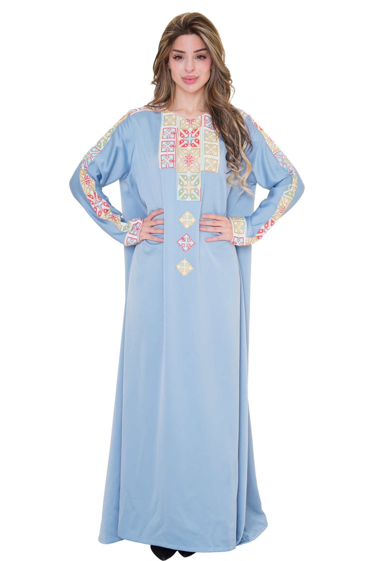 Machine stitched Abaya