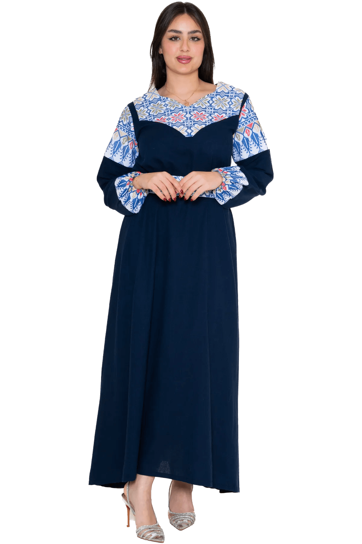 Machine stitched Abaya