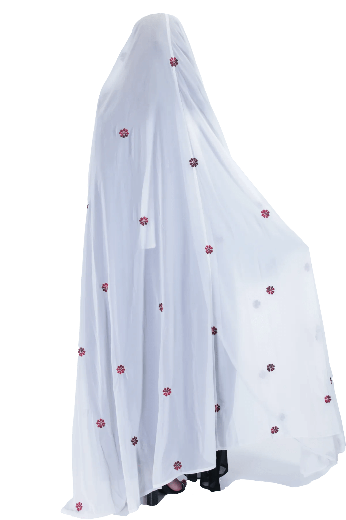 Hand embroidered head shawl