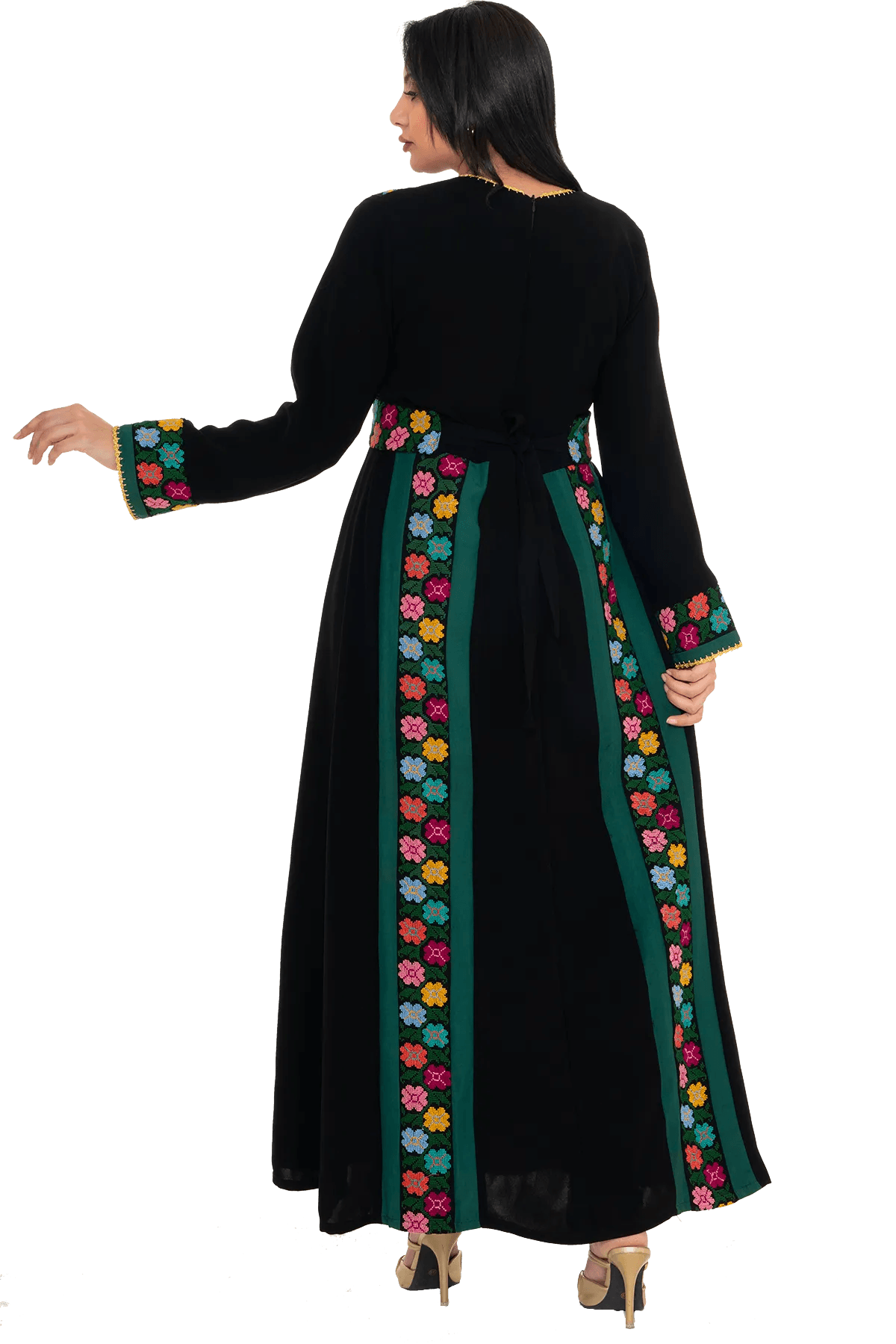 Hand-embroidered Thoub