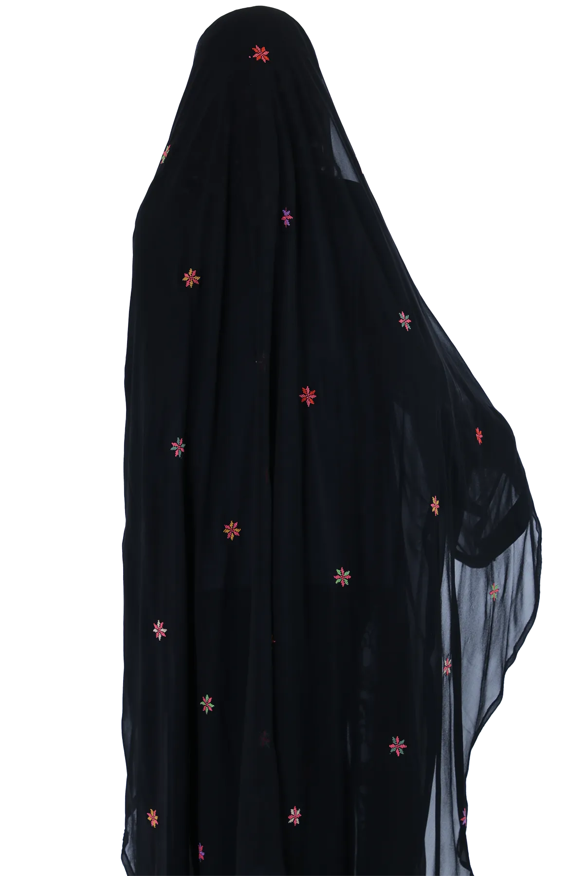 Hand embroidered head shawl
