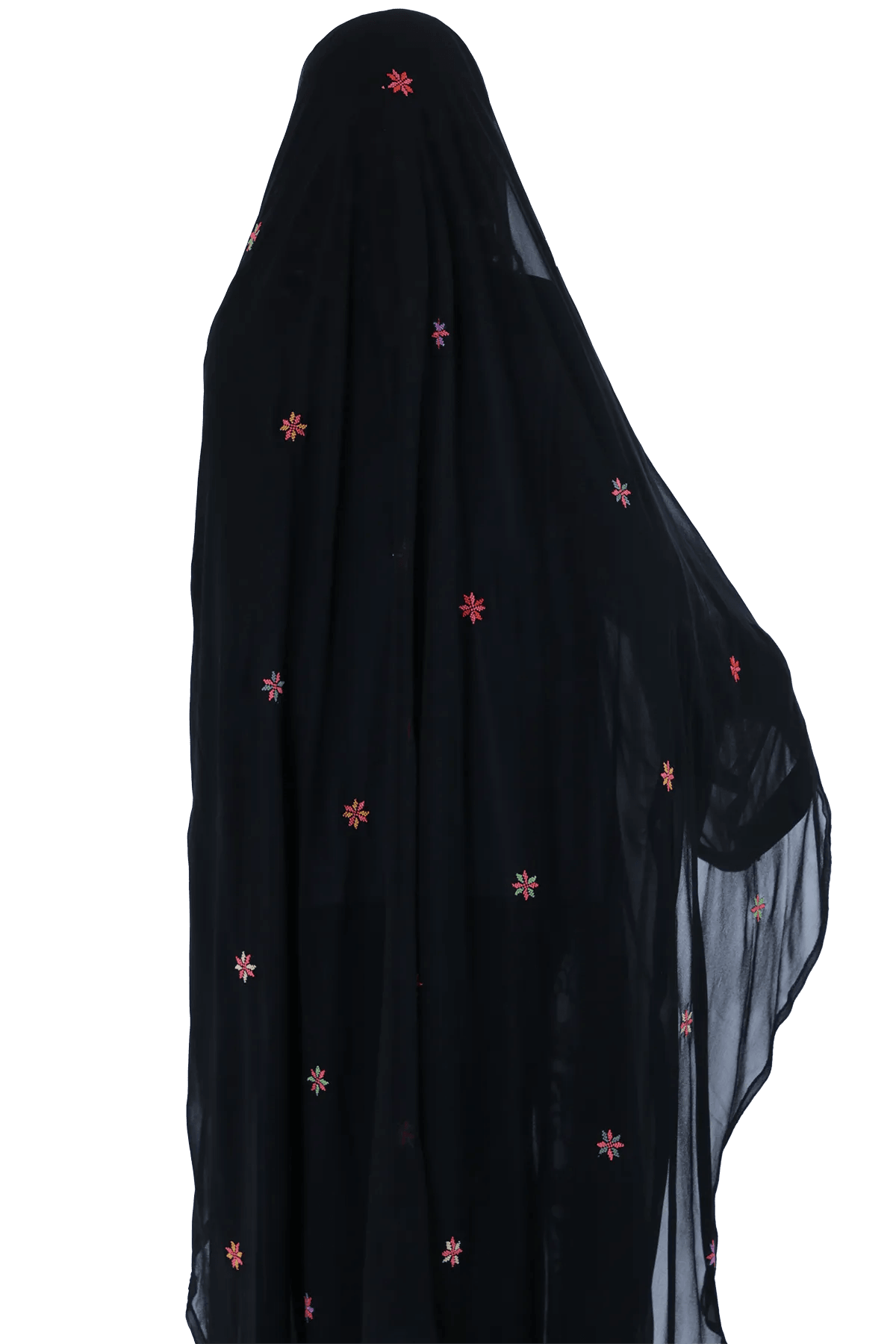 Hand embroidered head shawl