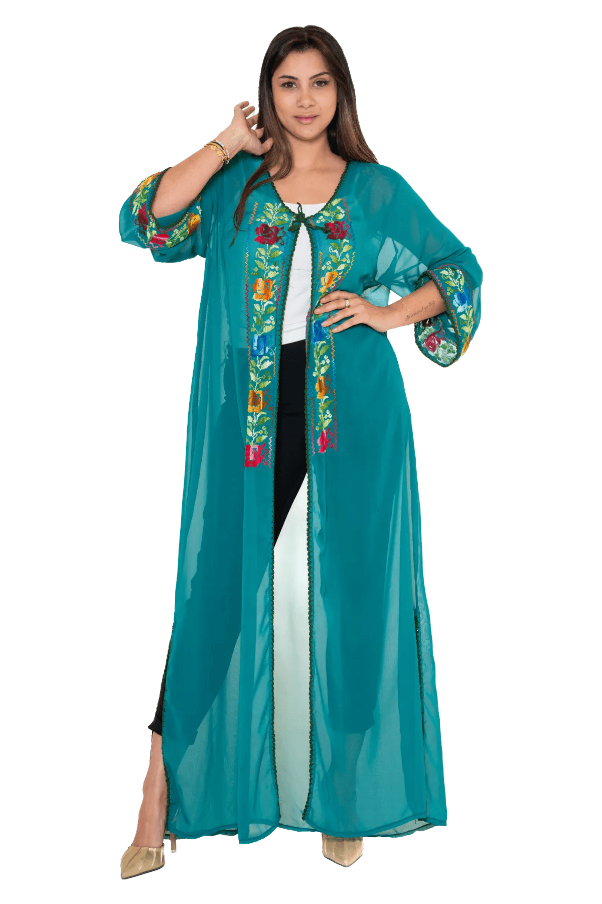 Hand-stitched bisht