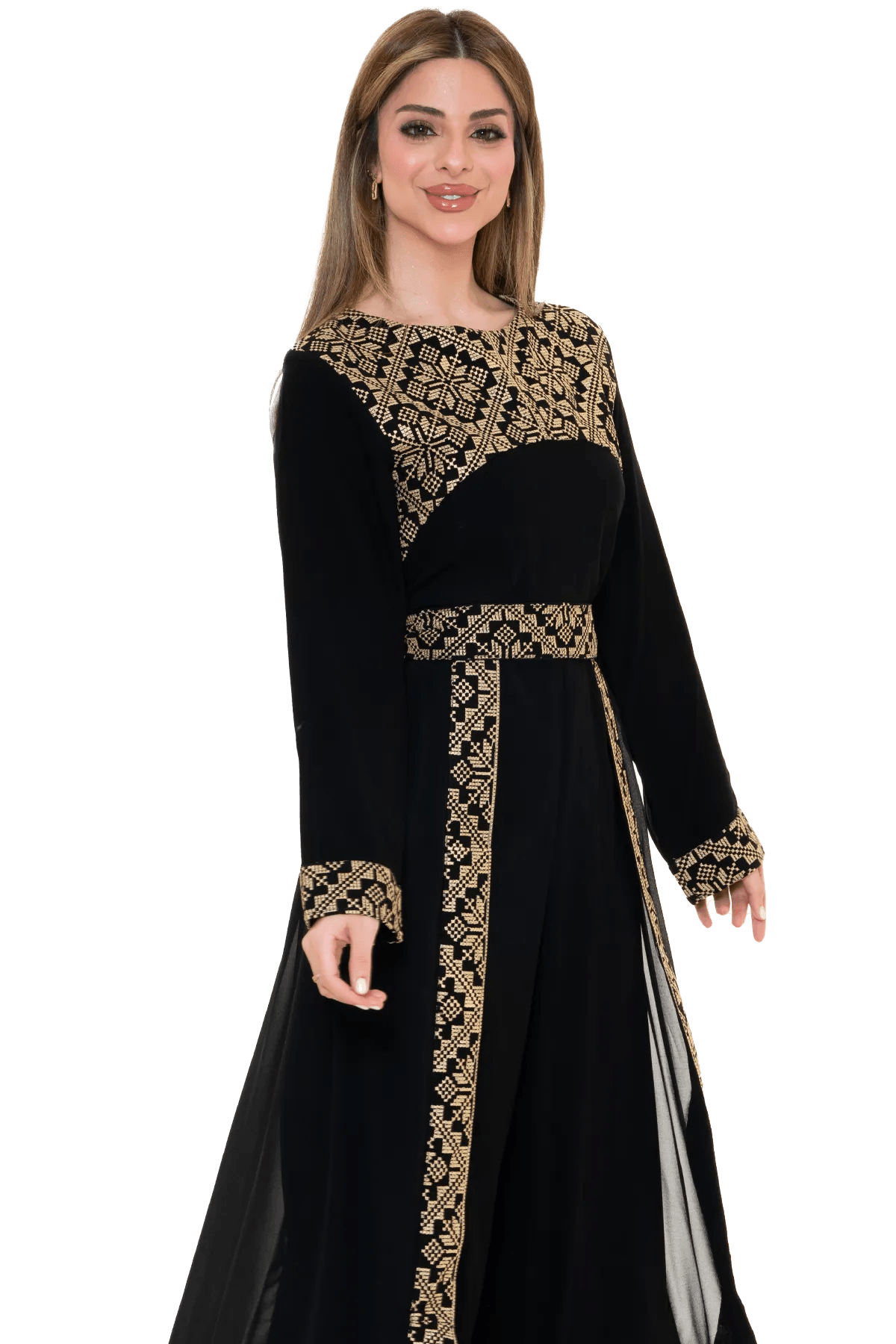 Machine-stitched black Jumpsuit (%)