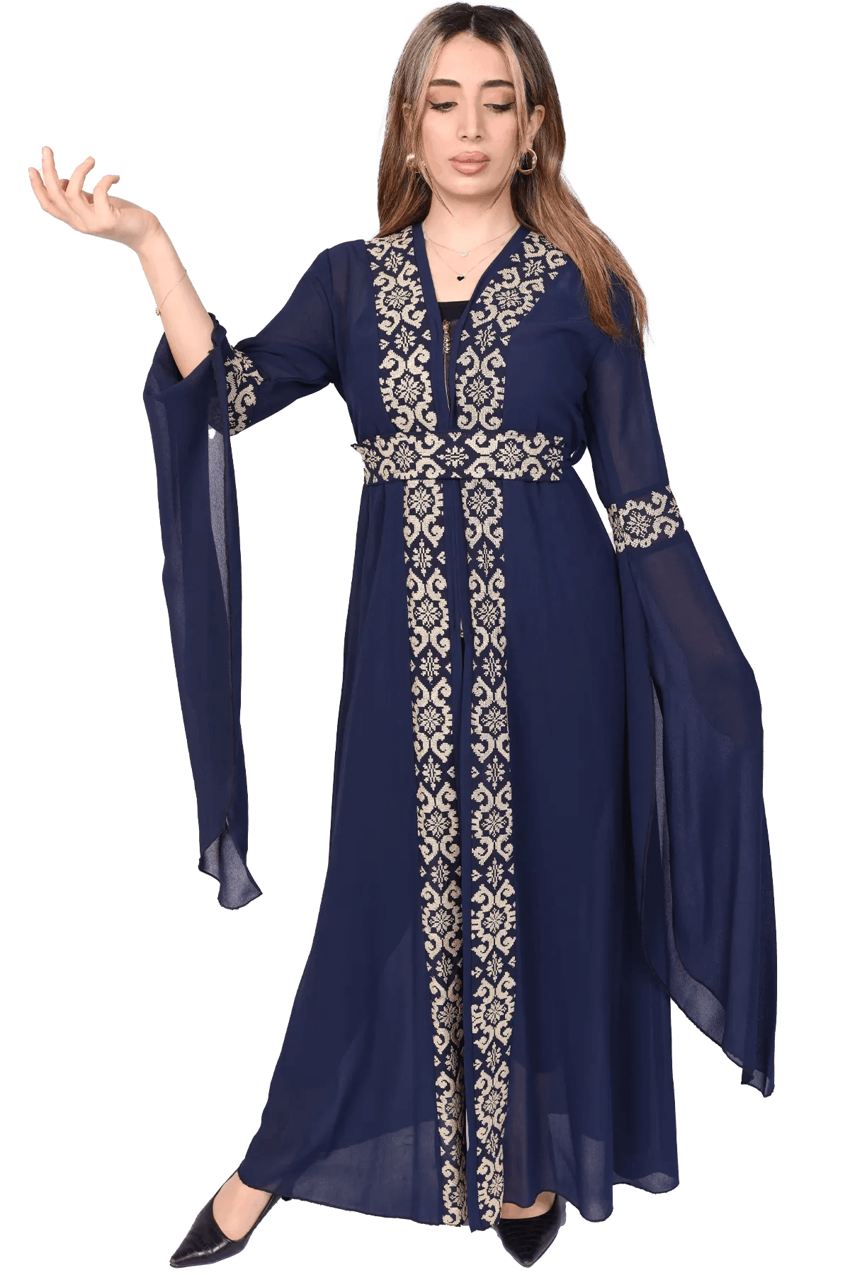 Embroidered Bisht - Tatreez Store